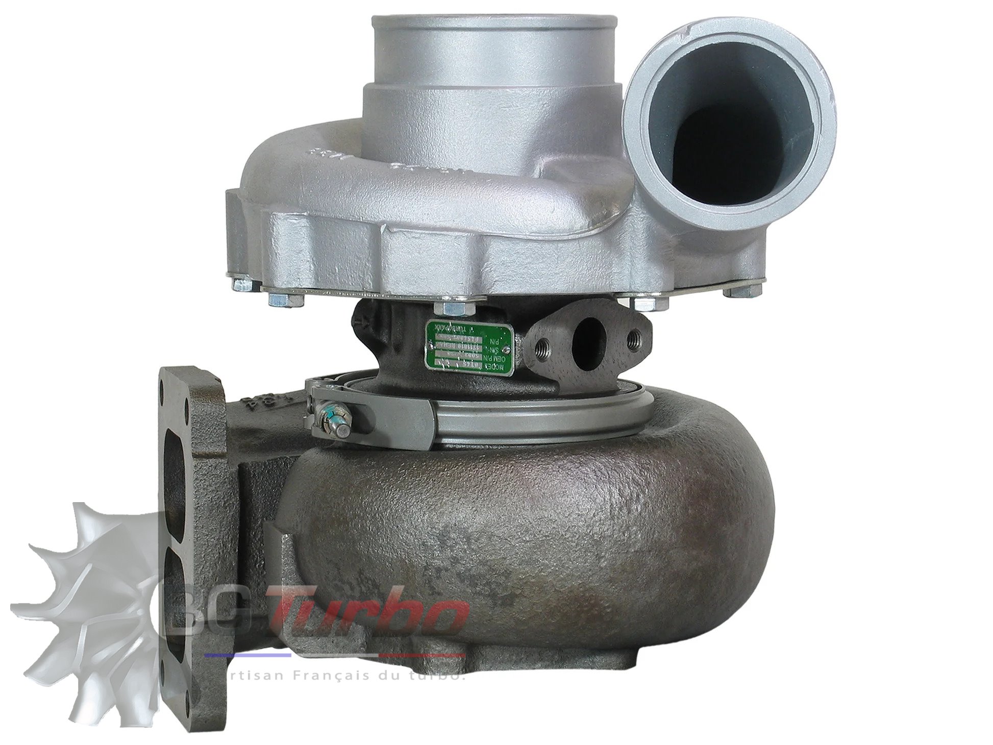 Turbocompresseur Garrett TA5126 pour IVECO EuroTech / EuroStar _ Réf. 454003-0002 / 454003-5002S
