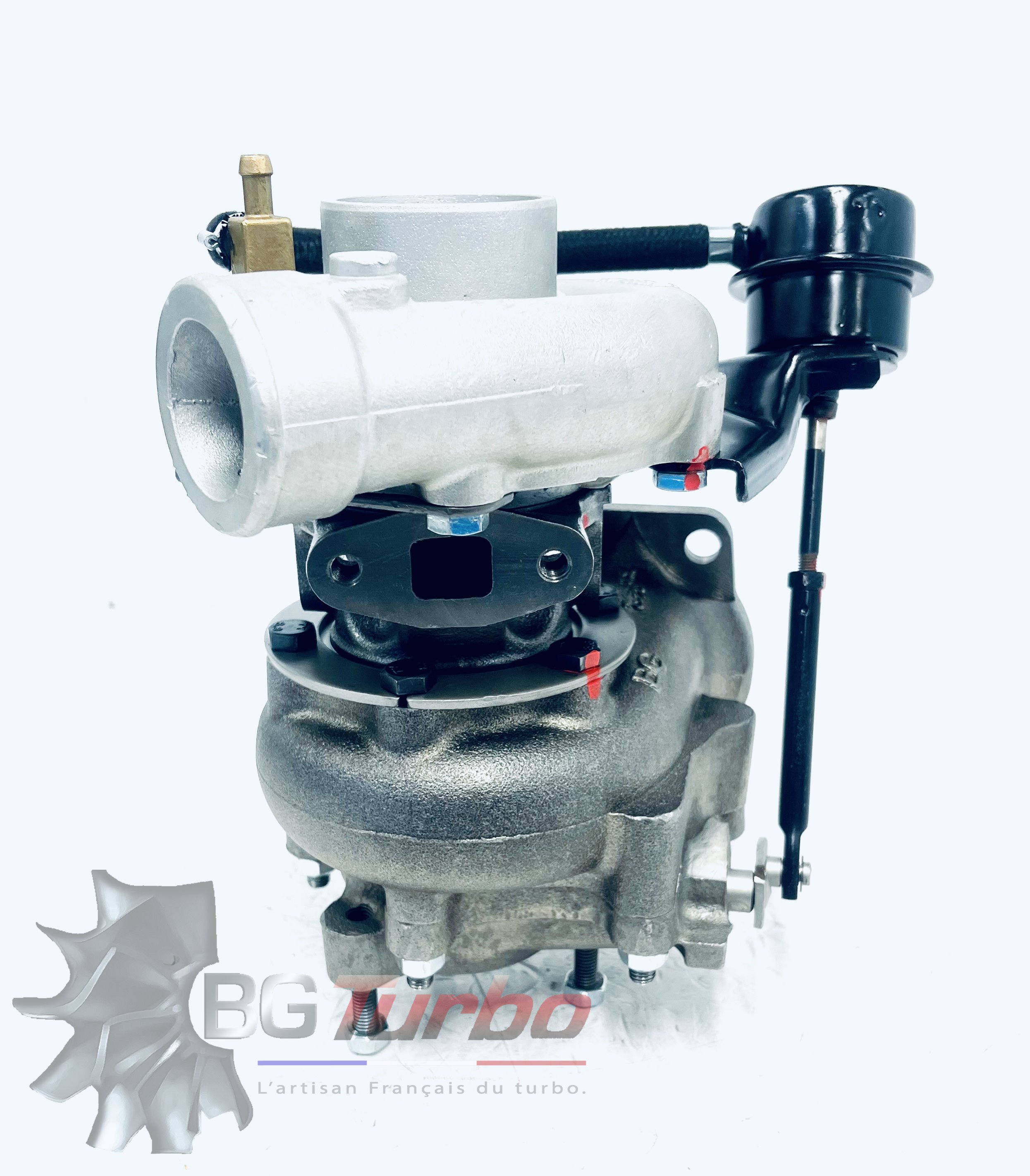 TURBO - HYBRIDE - E/S PRÉPARÉ EN FRANCE - STAGE2 - TBO338 - 6+6 pales - MFS PERFORMANCE 4B07Diamètre admission - Ind : 55,17 mm / Exd : 69,96 mm / Angle : 0°
