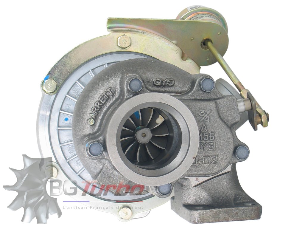 TURBO NEUF ORIGINE GARRETT TB3404 - TYPE ACTUATOR PNEUMATIC - MOTEUR DONGFENG 6BT/6CT SERIES TRUCK
