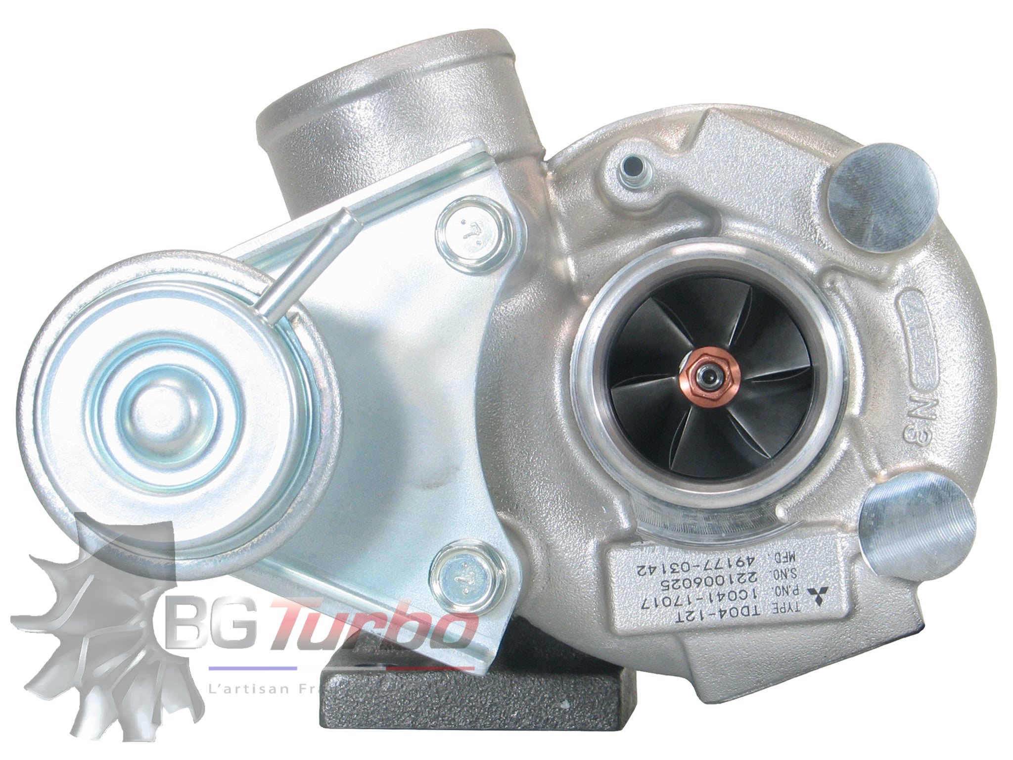 Turbo TURBO MITSUBISHI NEUF ORIGINE - TD04 - INDUSTRIAL - KUBOTA - 49177-03142 - 4917703142
