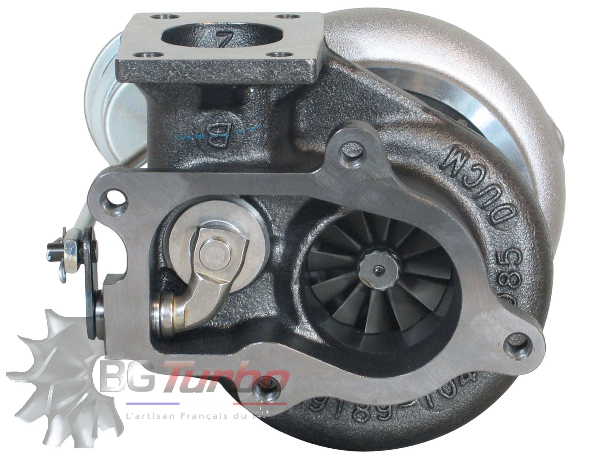 TURBO - RECONDITIONNÉ OE DANS NOS ATELIERS DE MARSEILLE - INDUSTRIEL - 4918900924 - 49189-00924 - TD04HL-13GK - Kubota V3800-DI-T A47GT M904 M8540 Bobcat S250 Caterpillar CAT 906
