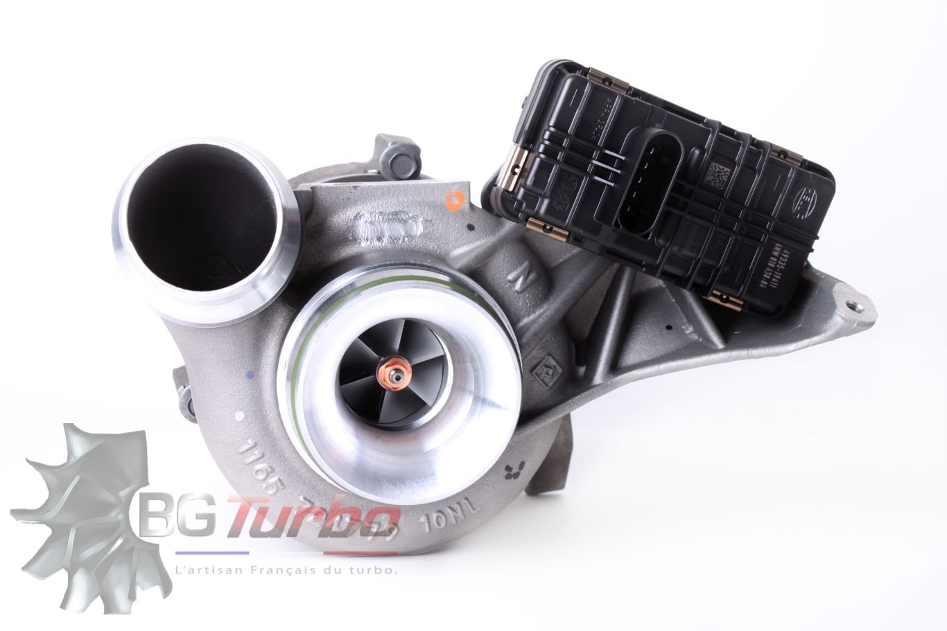 TURBO - HYBRIDE - &nbsp;E/S PRÉPARÉ EN FRANCE &nbsp;- STAGE2 - 0 - 6+6 pales - MFS PERFORMANCE D464Diamètre admission - Ind : 41,93 mm / Exd : 55,69 mm / Angle : 30°
