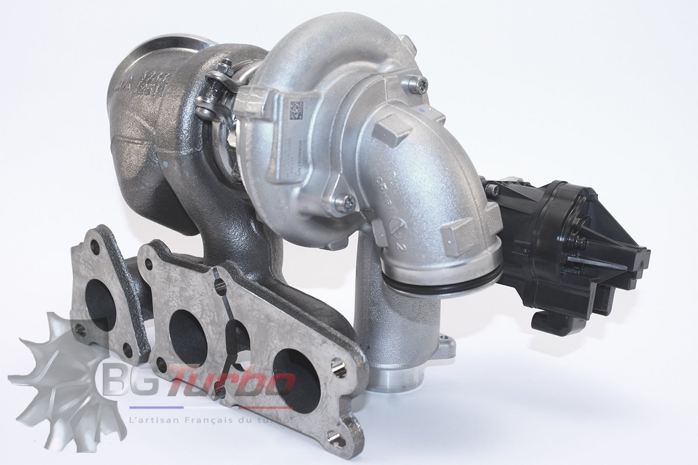 TURBO - HYBRIDE -  NEUF OE PRÉPARÉ EN FRANCE  - STAGE2 - 0 - 6+6 pales - MFS PERFORMANCE D433
Diamètre admission - Ind : 43,61 mm / Exd : 56,02 mm / Angle : 30°
