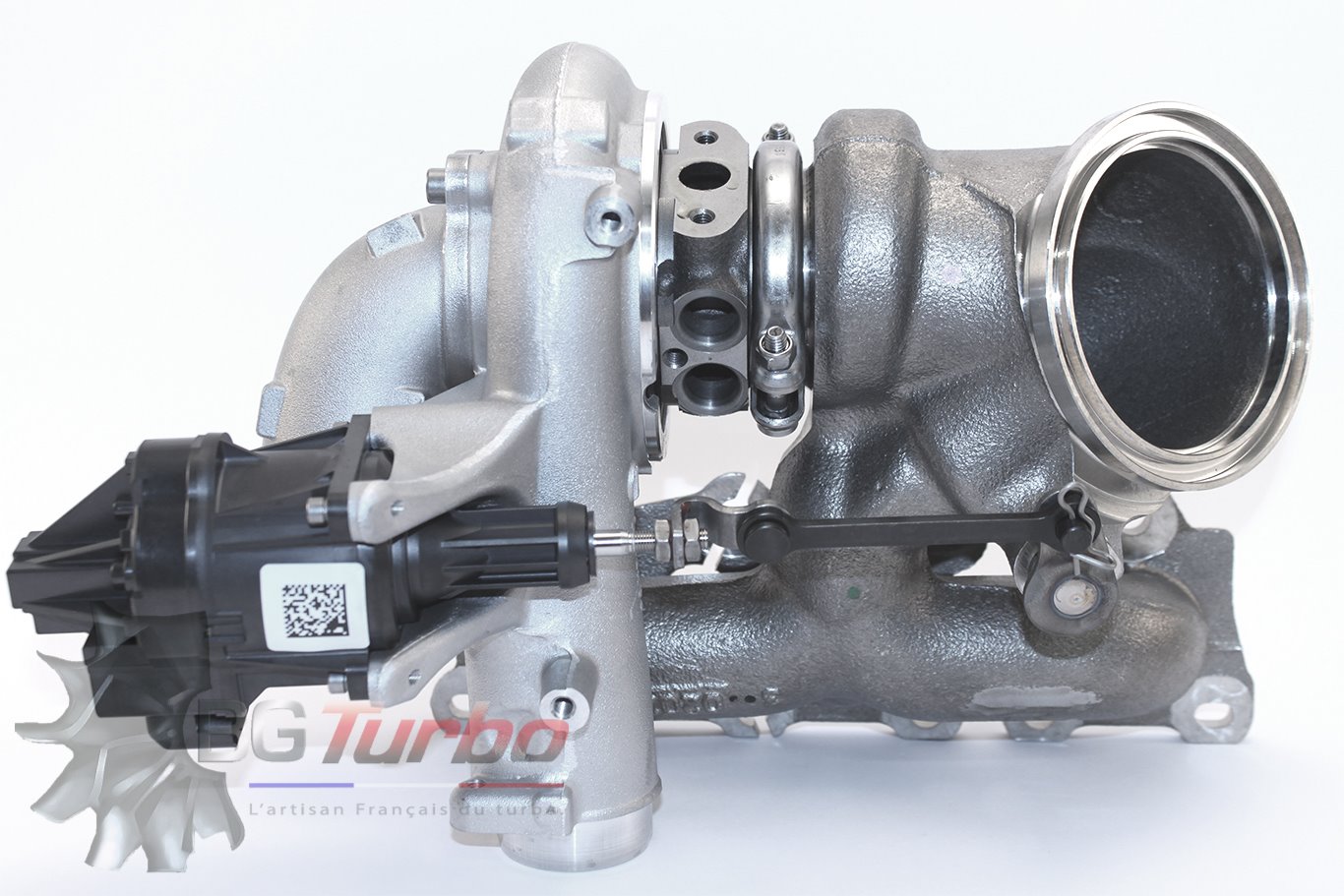 TURBO - HYBRIDE -  NEUF OE PRÉPARÉ EN FRANCE  - STAGE2 - 0 - 6+6 pales - MFS PERFORMANCE D433
Diamètre admission - Ind : 43,61 mm / Exd : 56,02 mm / Angle : 30°
