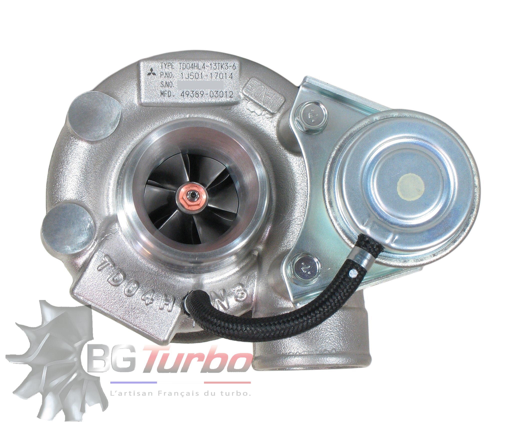 Turbo TURBO MITSUBISHI NEUF ORIGINE - TD04HL4 - INDUSTRIAL - KUBOTA - 49389-03012 - 4938903012
