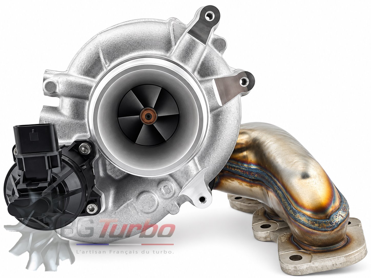 Turbo TURBO - NEUF ORIGINE - MHI 49U77-01701 - Turbo twin-scroll à wastegate électronique pour moteur Mercedes-AMG M260 DE20 LA 2,0 L 306 ch, monté sur AMG 35 Classe A W177/V177, CLA C118/X118, GLA H247 et GLB X247, OE A2600904200

