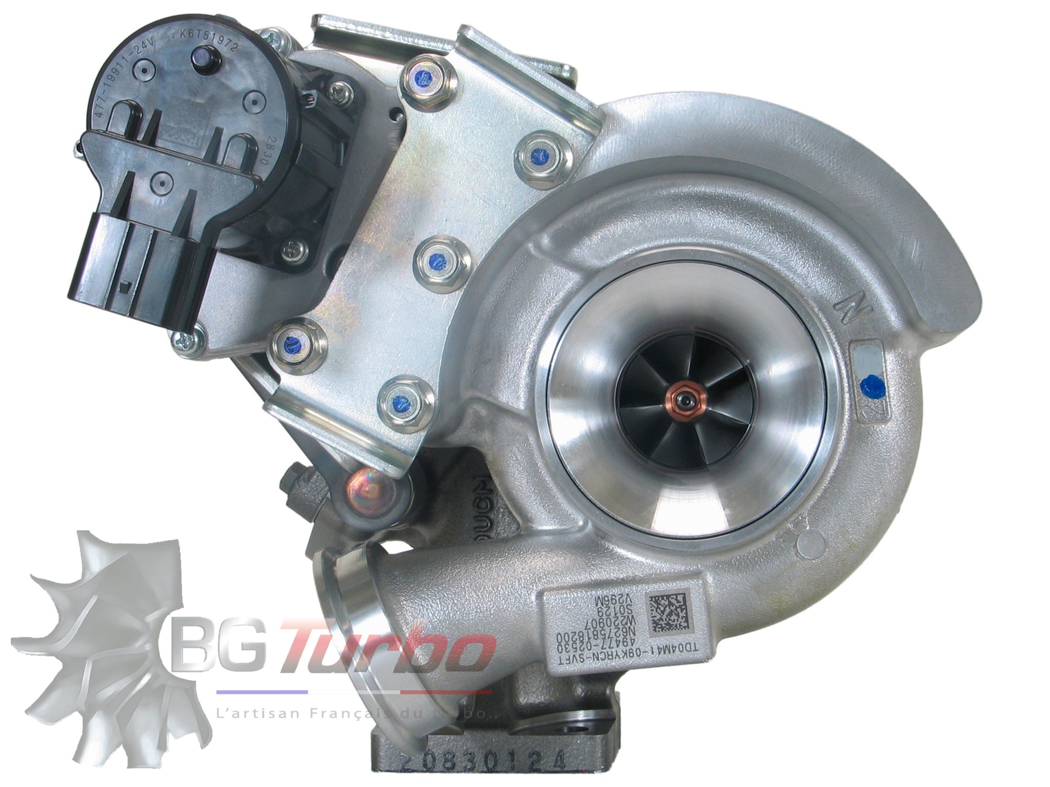 Turbo TURBO MITSUBISHI NEUF ORIGINE - TD04M4t - INDUSTRIAL - KOMATSU - 49477-02530 - 4947702530
