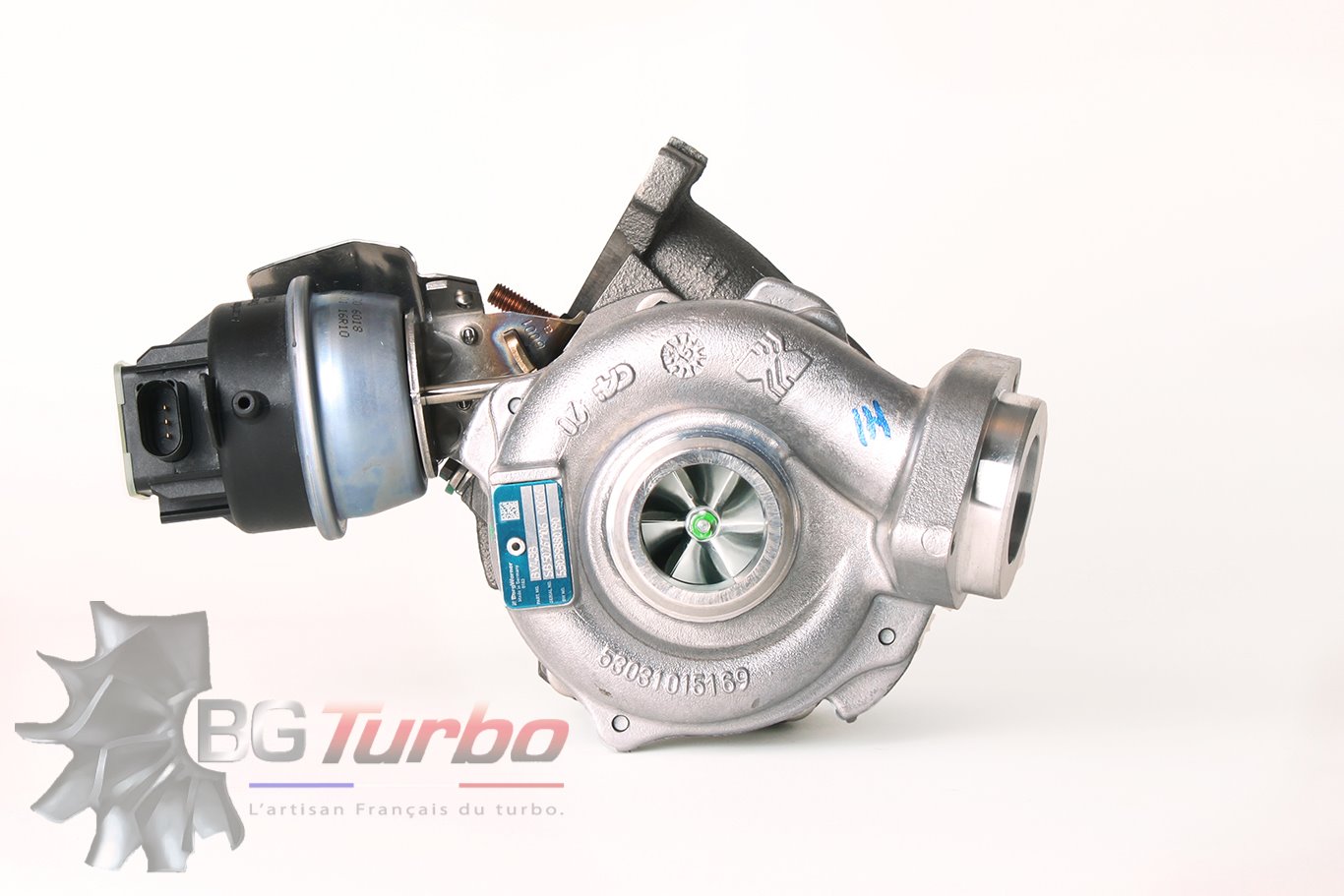 TURBO - HYBRIDE -  NEUF OE PRÉPARÉ EN FRANCE  - STAGE1 - K03 - 6+6 pales - MFS PERFORMANCE K3D1Diamètre admission - Ind : 33,98 mm / Exd : 46 mm / Angle : 17.1°

