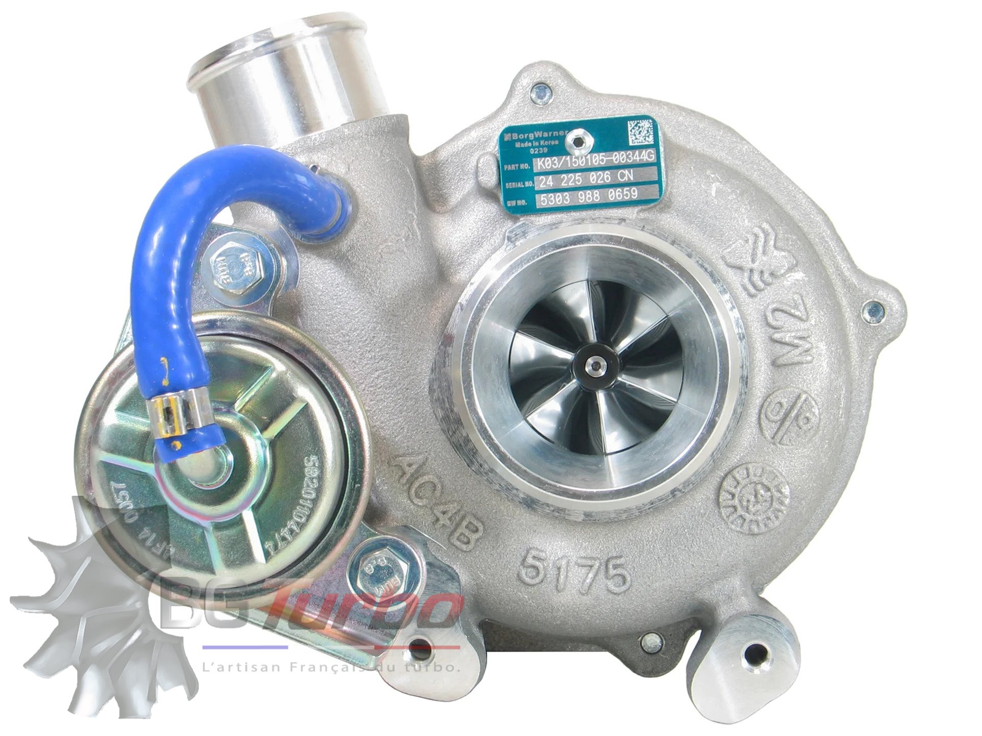Turbo TURBOCHARGER (DS3.4L BOBCAT_KIIBO) NEUF ORIGINE DOOSAN EXCAVATOR DS 3.4 DIESEL 2017-01 53039880659
