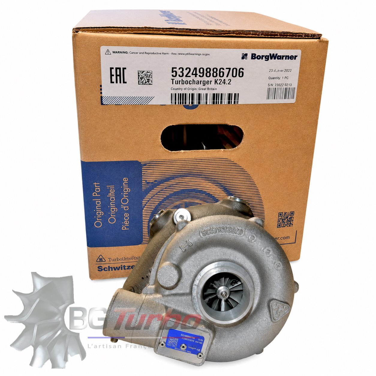 Turbo TURBO - NEUF ORIGINE - MARIN - 53249706706
