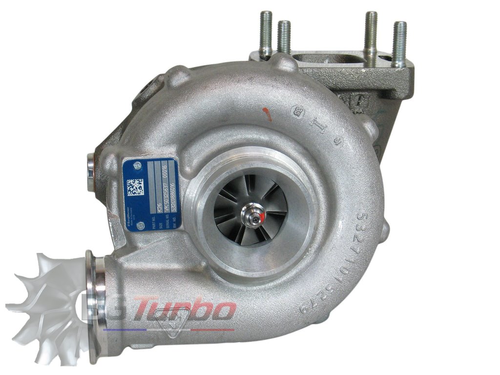 Turbo TURBO BORGWARNER K26 NEUF - VOLVO PENTA MARINE KAMD32 2,4 L 156 CV - 53269706016 - ATTENTION ENTREE D'AIR TURBO RIGIDE

