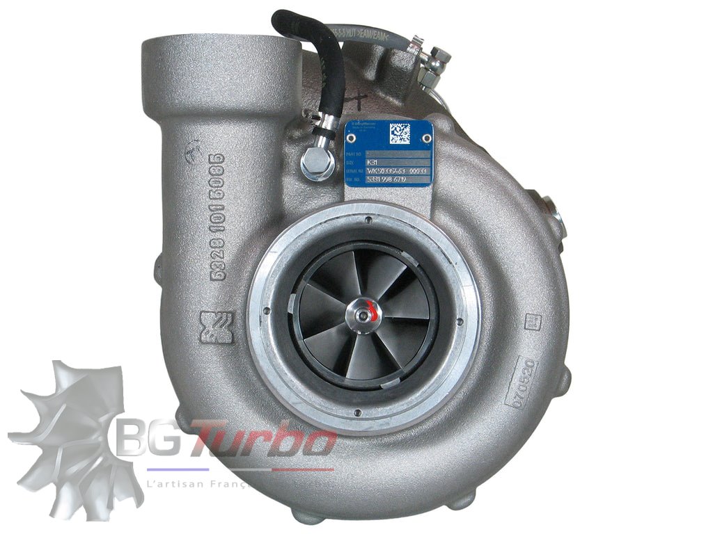 TURBO BORGWARNER K31 RECONDITIONNÉ EN FRANCE - VOLVO PENTA MARINE SHIP C7M+ TAMD74P 7,3 L 350 490 CV - 53319706719
