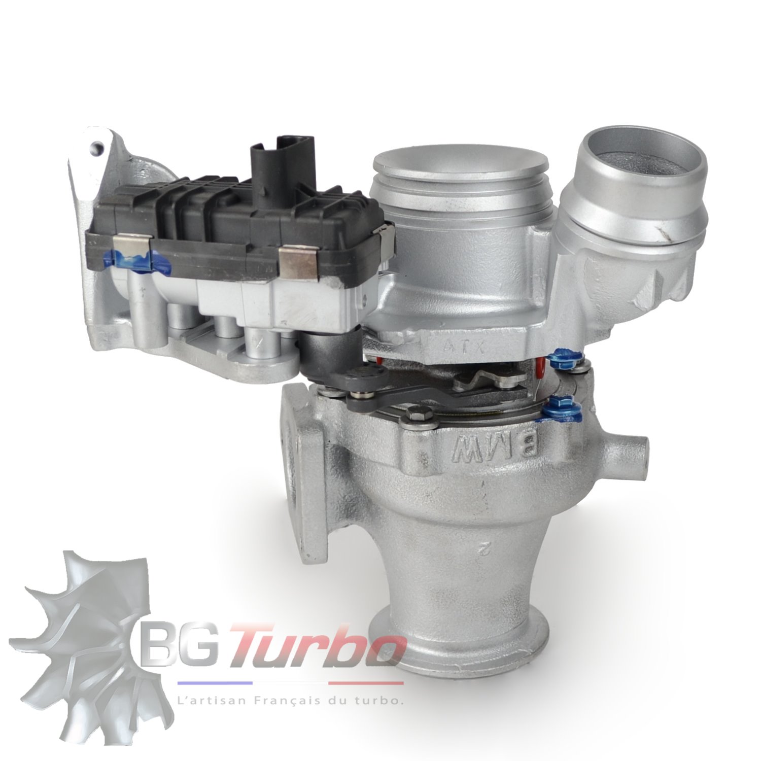 TURBO - HYBRIDE - E/S PRÉPARÉ EN FRANCE - STAGE2 - 7+7 pales - MFS PERFORMANCE 3936Diamètre admission - Ind : 31 mm / Exd : 43 mm / Angle : 30°
