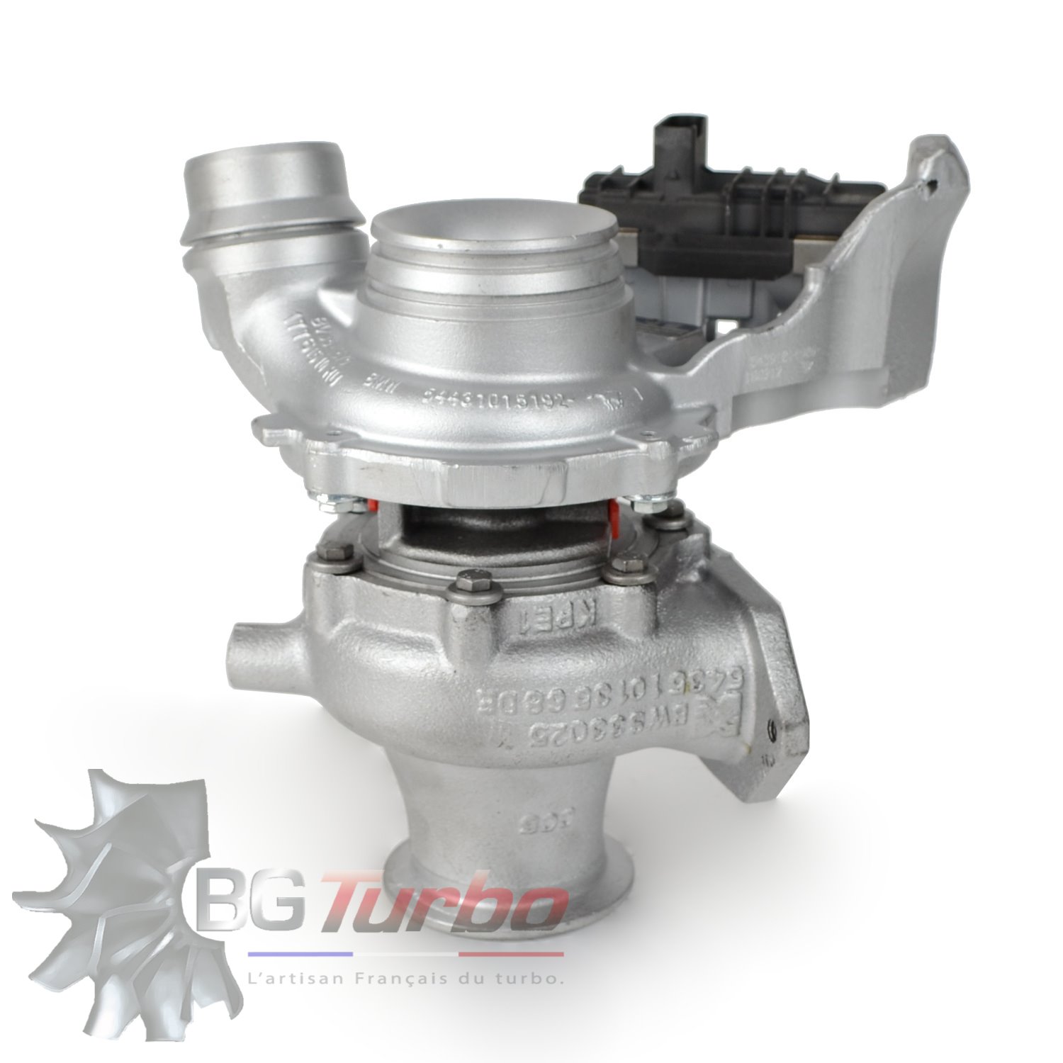 TURBO - HYBRIDE - E/S PRÉPARÉ EN FRANCE - STAGE2 - 7+7 pales - MFS PERFORMANCE 3936Diamètre admission - Ind : 31 mm / Exd : 43 mm / Angle : 30°
