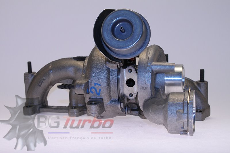 TURBO - HYBRIDE -  E/S PRÉPARÉ EN FRANCE  - STAGE1 - BV39 - 6+6 pales - MFS PERFORMANCE 3904Diamètre admission - Ind : 34,5 mm / Exd : 46 mm / Angle : 30°
