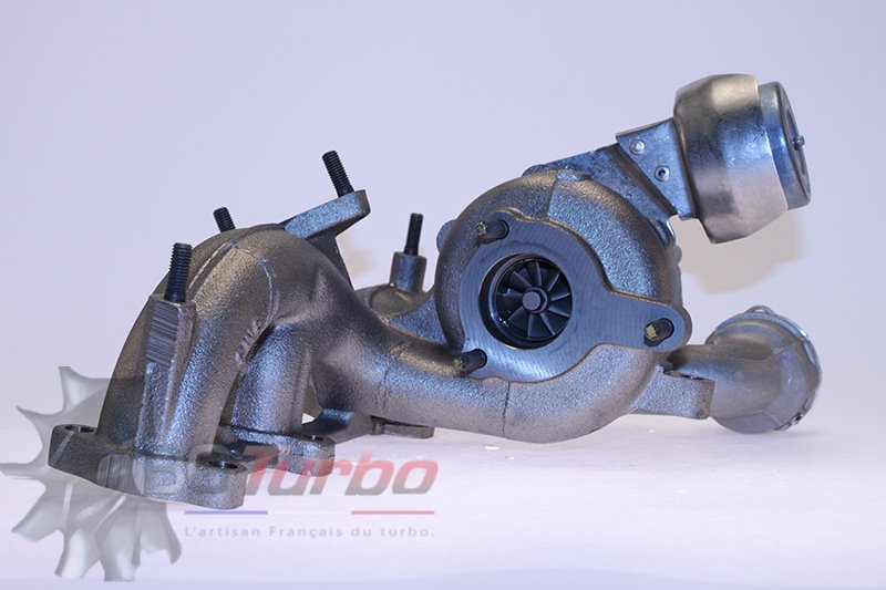 TURBO - HYBRIDE -  E/S PRÉPARÉ EN FRANCE  - STAGE1 - BV39 - 6+6 pales - MFS PERFORMANCE 3904Diamètre admission - Ind : 34,5 mm / Exd : 46 mm / Angle : 30°
