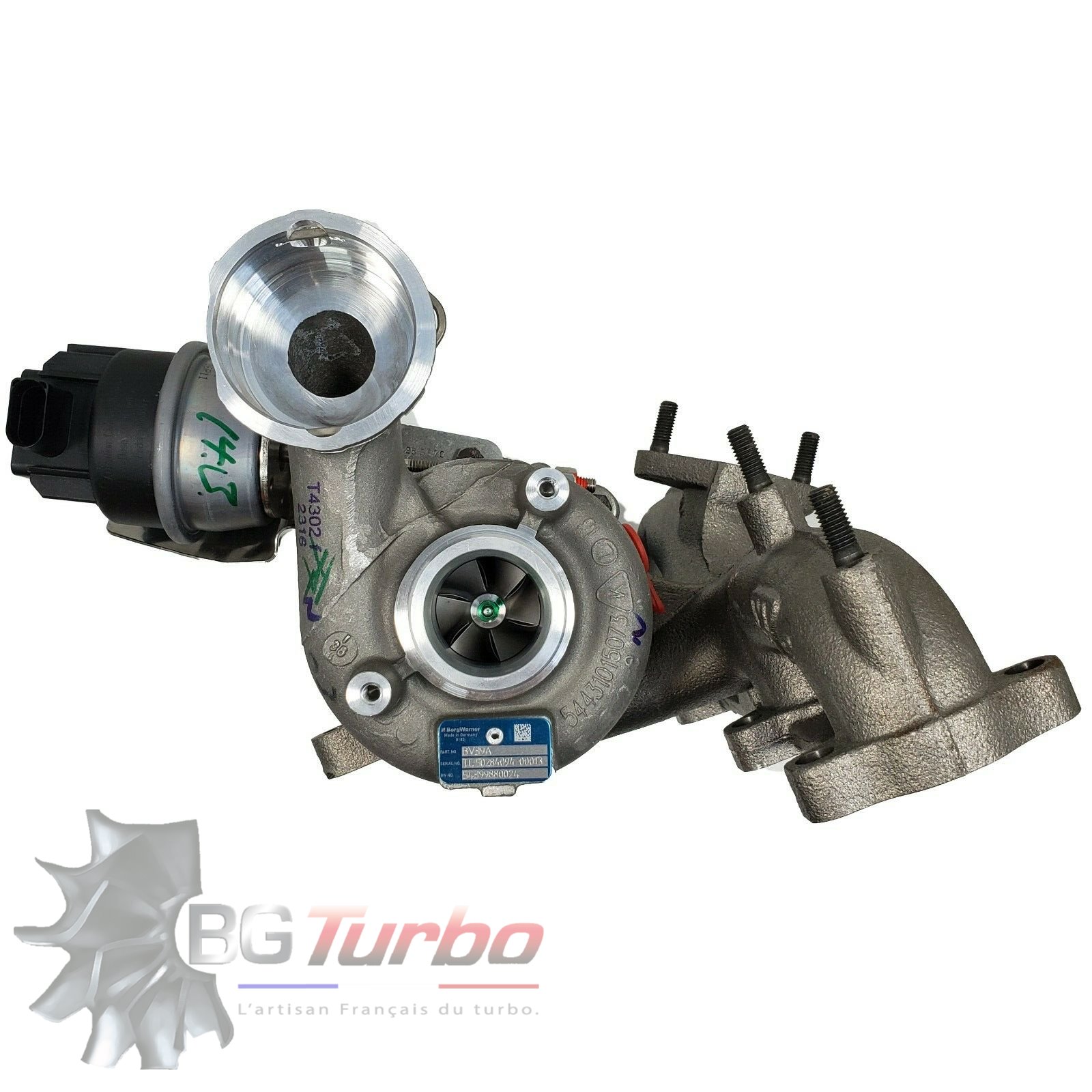 Turbo TURBO BORGWARNER KP39 NEUF - VOLKSWAGEN NEW BEETLE ATD BEW 1,9 L 101 CV - 54399700026
