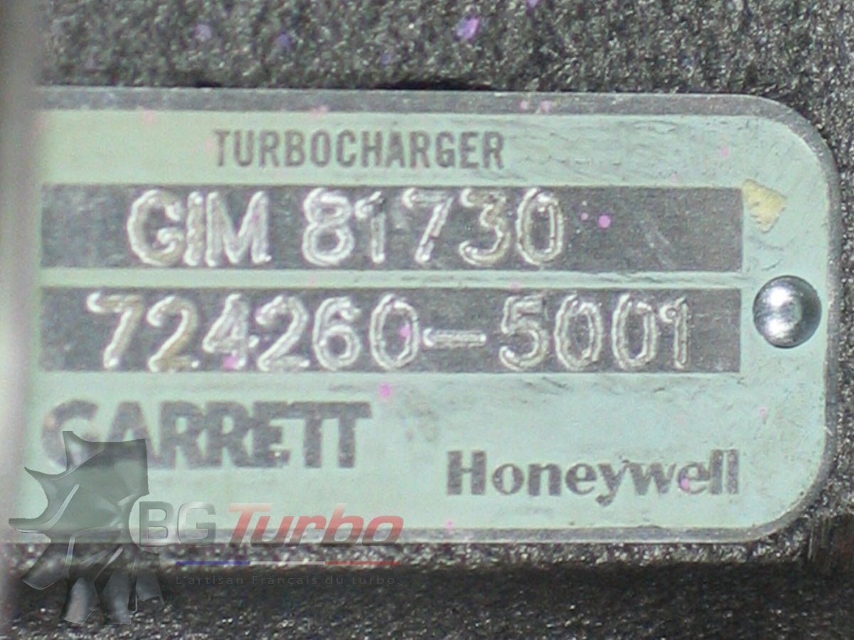 TURBO - NEUF ORIGINE - VL - 724260-0001
