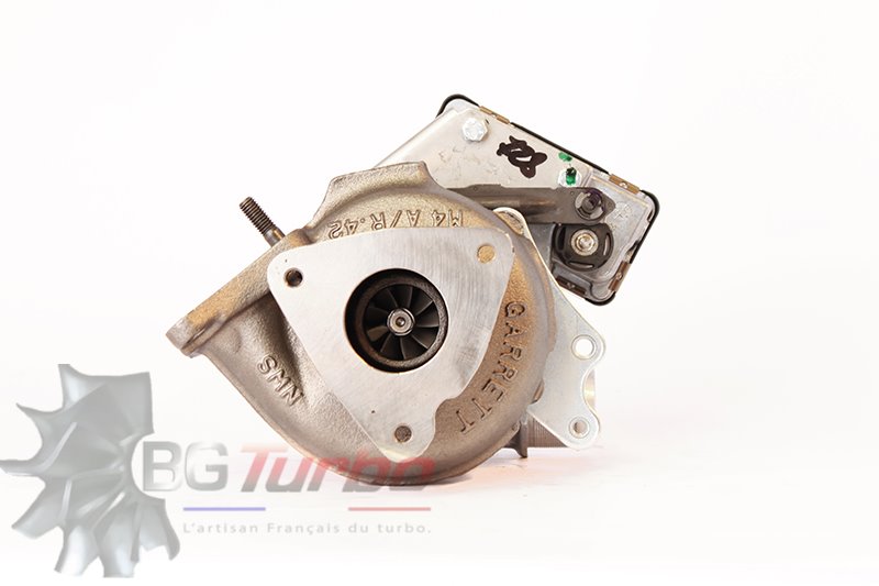 TURBO - HYBRIDE - &nbsp;NEUF OE PRÉPARÉ EN FRANCE &nbsp;- STAGE1 - 0 - 6+6 pales - MFS PERFORMANCE 1401Diamètre admission - Ind : 31,03 mm / Exd : 44,01 mm / Angle : 0°
