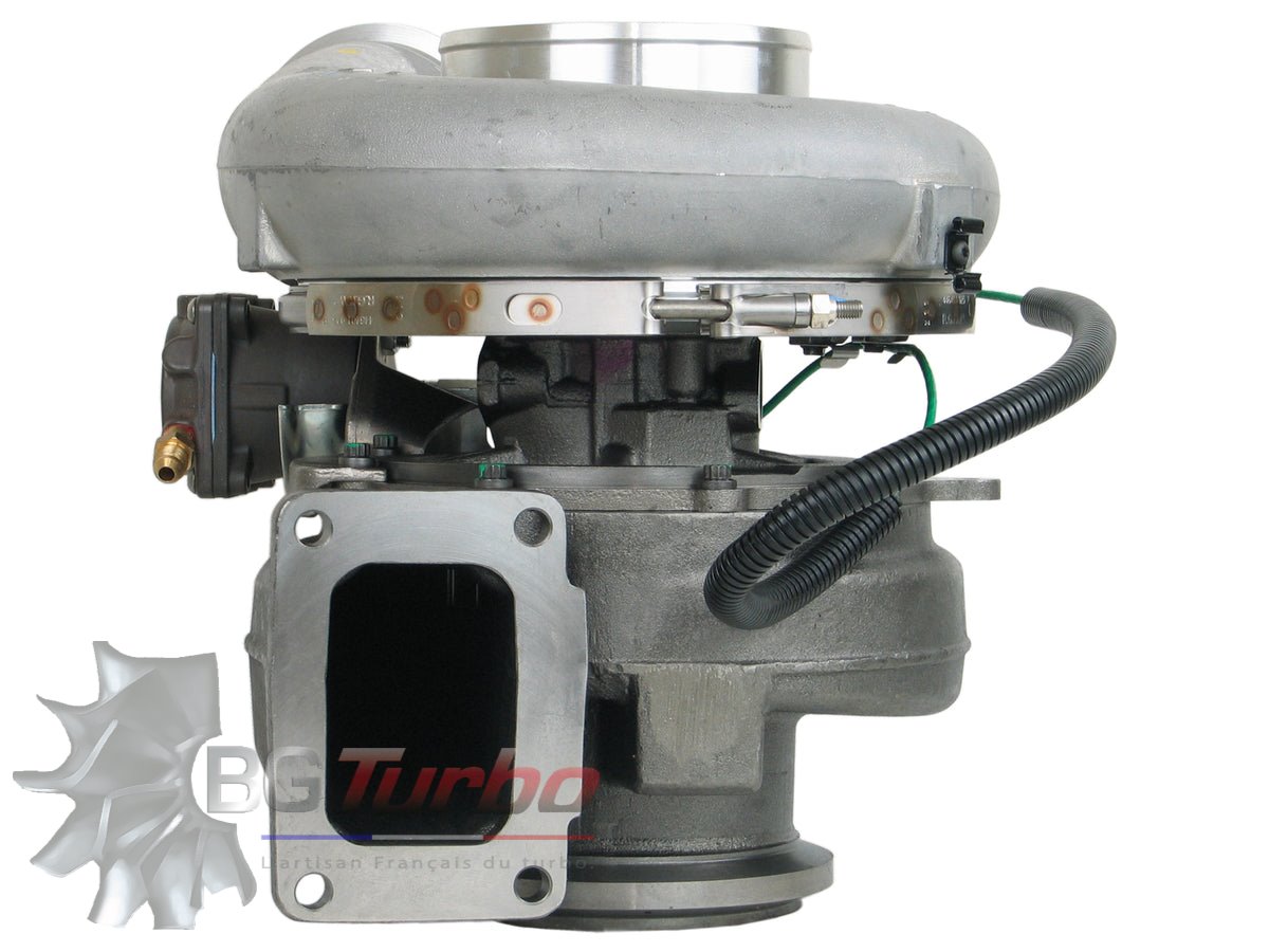 TURBO NEUF ORIGINE GARRETT GTA4502V - TYPE ACTUATOR PRESSURE - MOTEUR DETROIT DIESEL HIGHWAY TRUCK
