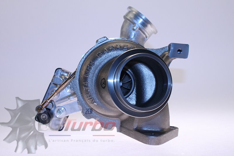 TURBO - HYBRIDE -  NEUF OE PRÉPARÉ EN FRANCE  - STAGE2 - 0 - 6+6 pales - MFS PERFORMANCE 17A6Diamètre admission - Ind : 40,27 mm / Exd : 52 mm / Angle : 30°
