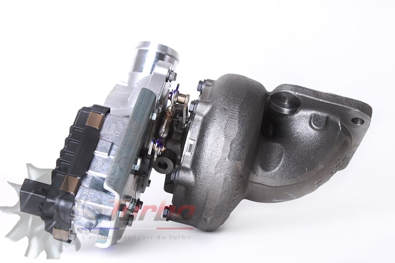 TURBO - HYBRIDE - &nbsp;NEUF OE PRÉPARÉ EN FRANCE &nbsp;- STAGE2 - 0 - 6+6 pales - MFS PERFORMANCE 25J4Diamètre admission - Ind : 43,38 mm / Exd : 59,4 mm / Angle : 0°
