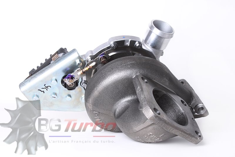 TURBO - HYBRIDE - &nbsp;NEUF OE PRÉPARÉ EN FRANCE &nbsp;- STAGE2 - 0 - 6+6 pales - MFS PERFORMANCE 25J4Diamètre admission - Ind : 43,38 mm / Exd : 59,4 mm / Angle : 0°
