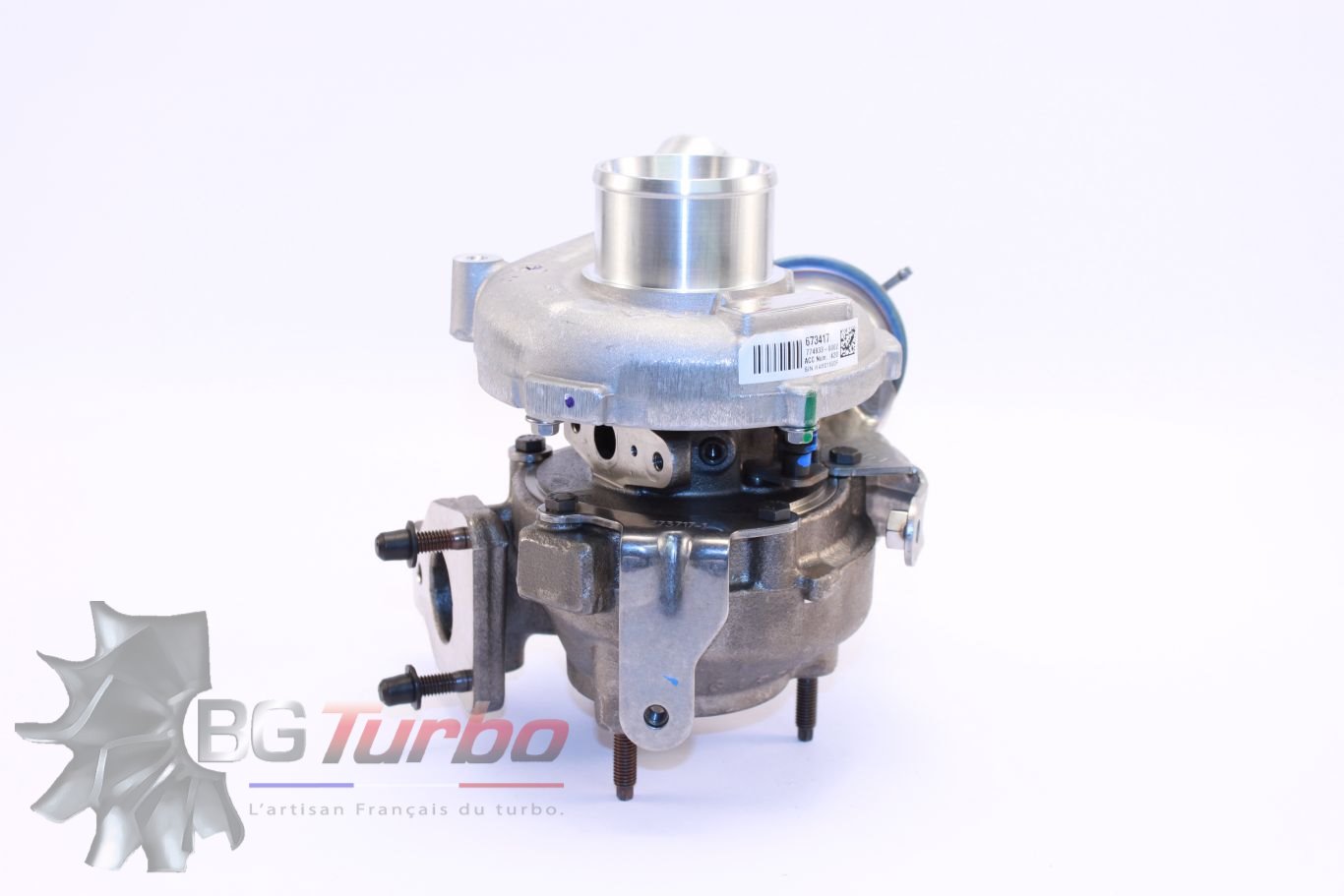 TURBO - HYBRIDE - NEUF OE PRÉPARÉ EN FRANCE - STAGE2 - GTA1549LV - 6+6 pales - MFS PERFORMANCE 2015Diamètre admission - Ind : 38,62 mm / Exd : 52,19 mm / Angle : 30°
