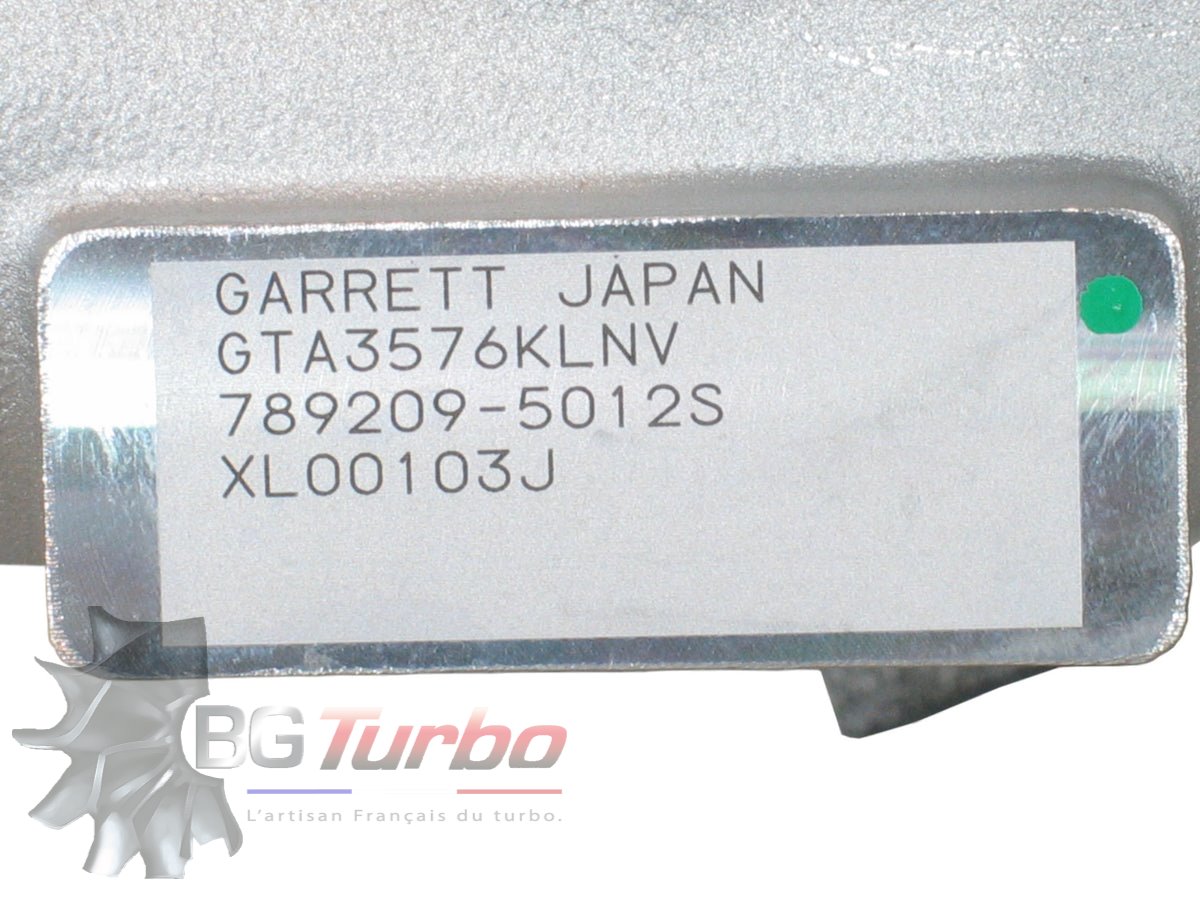 TURBO - NEUF ORIGINE - INDUSTRIEL - 789209-0012
