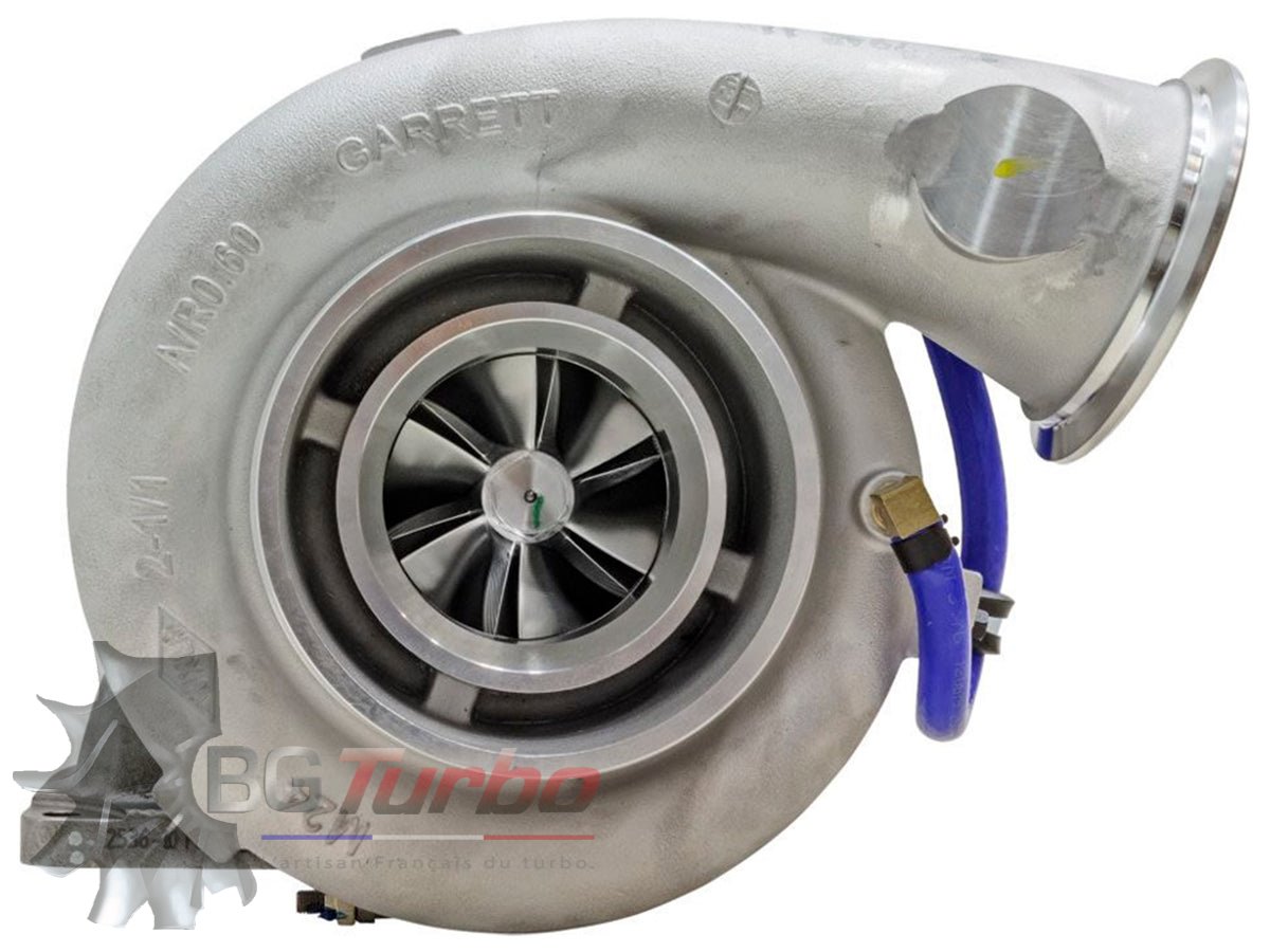 Turbo TURBO NEUF ORIGINE GARRETT GTA4294S - TYPE ACTUATOR PRESSURE - MOTEUR DETROIT DIESEL INDUSTRIAL
