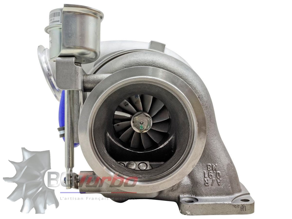 TURBO NEUF ORIGINE GARRETT GTA4294S - TYPE ACTUATOR PRESSURE - MOTEUR DETROIT DIESEL INDUSTRIAL
