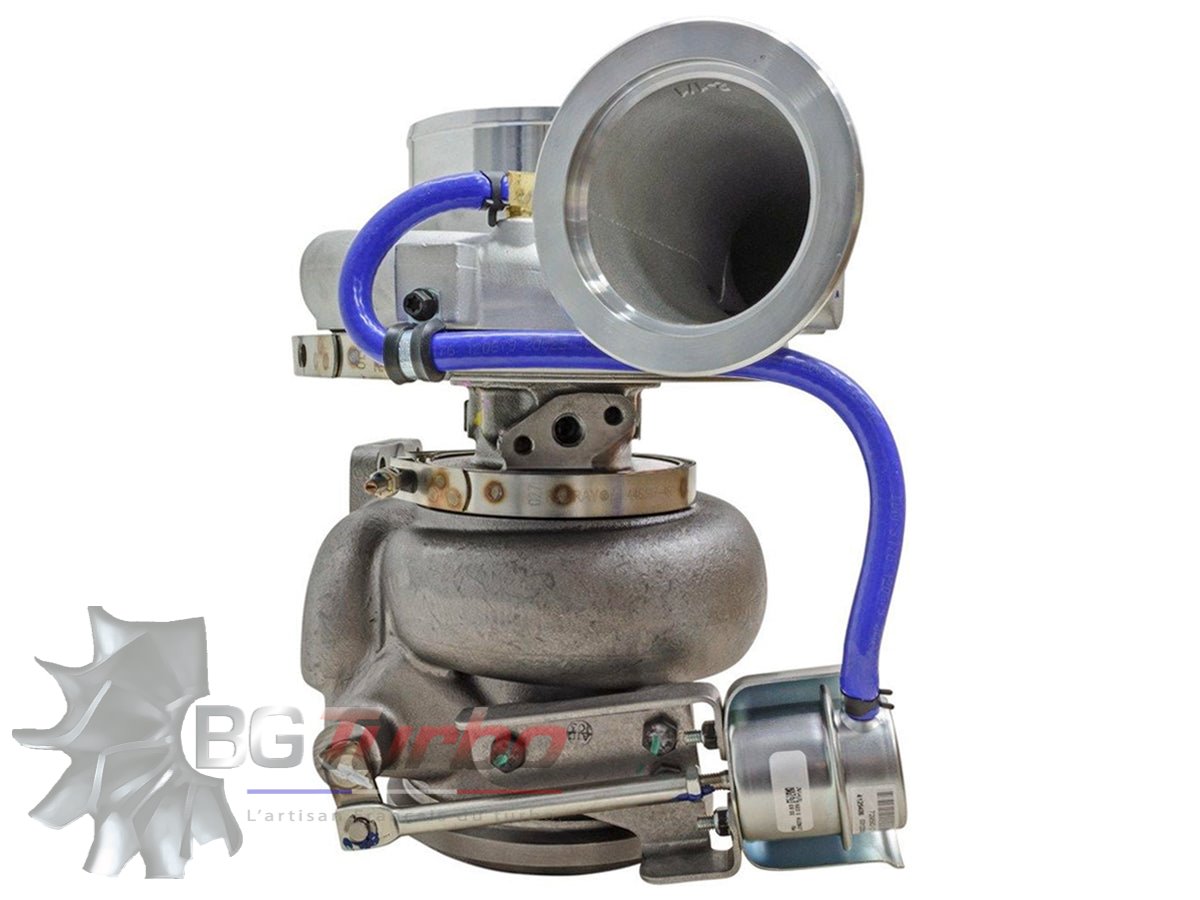TURBO NEUF ORIGINE GARRETT GTA4294S - TYPE ACTUATOR PRESSURE - MOTEUR DETROIT DIESEL INDUSTRIAL
