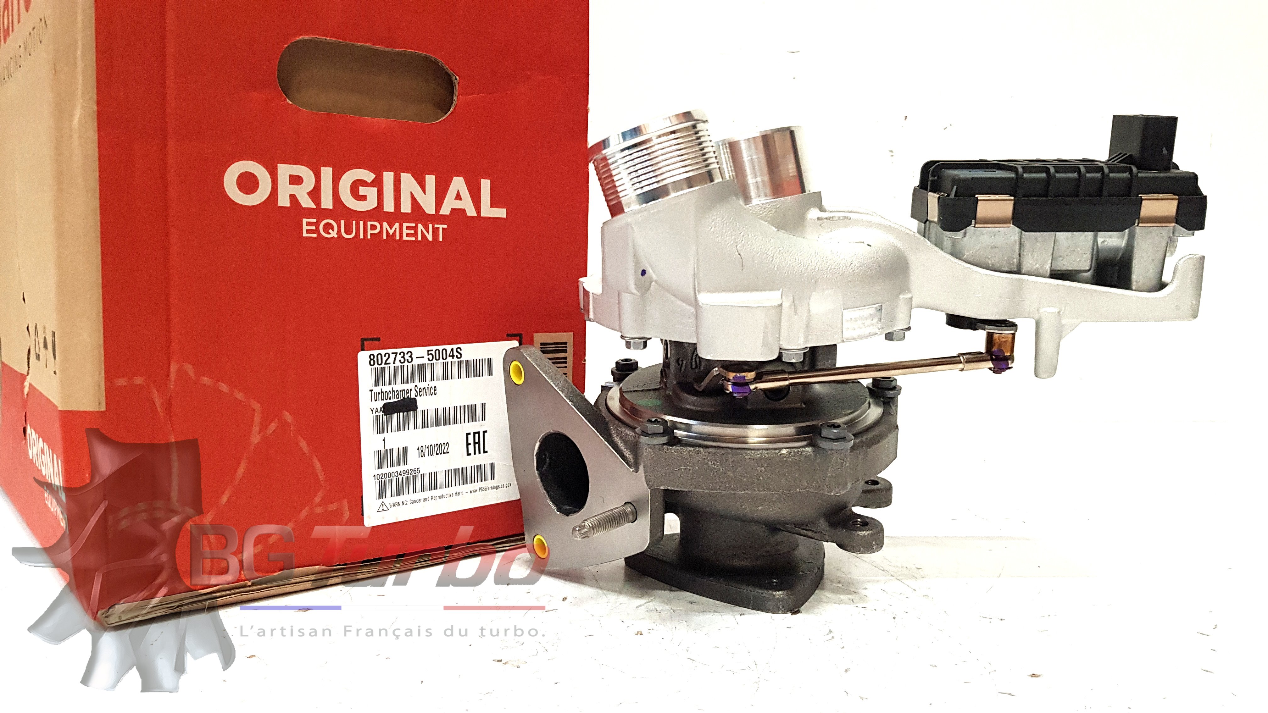 TURBO - NEUF ORIGINE - VL - 802733-0004
