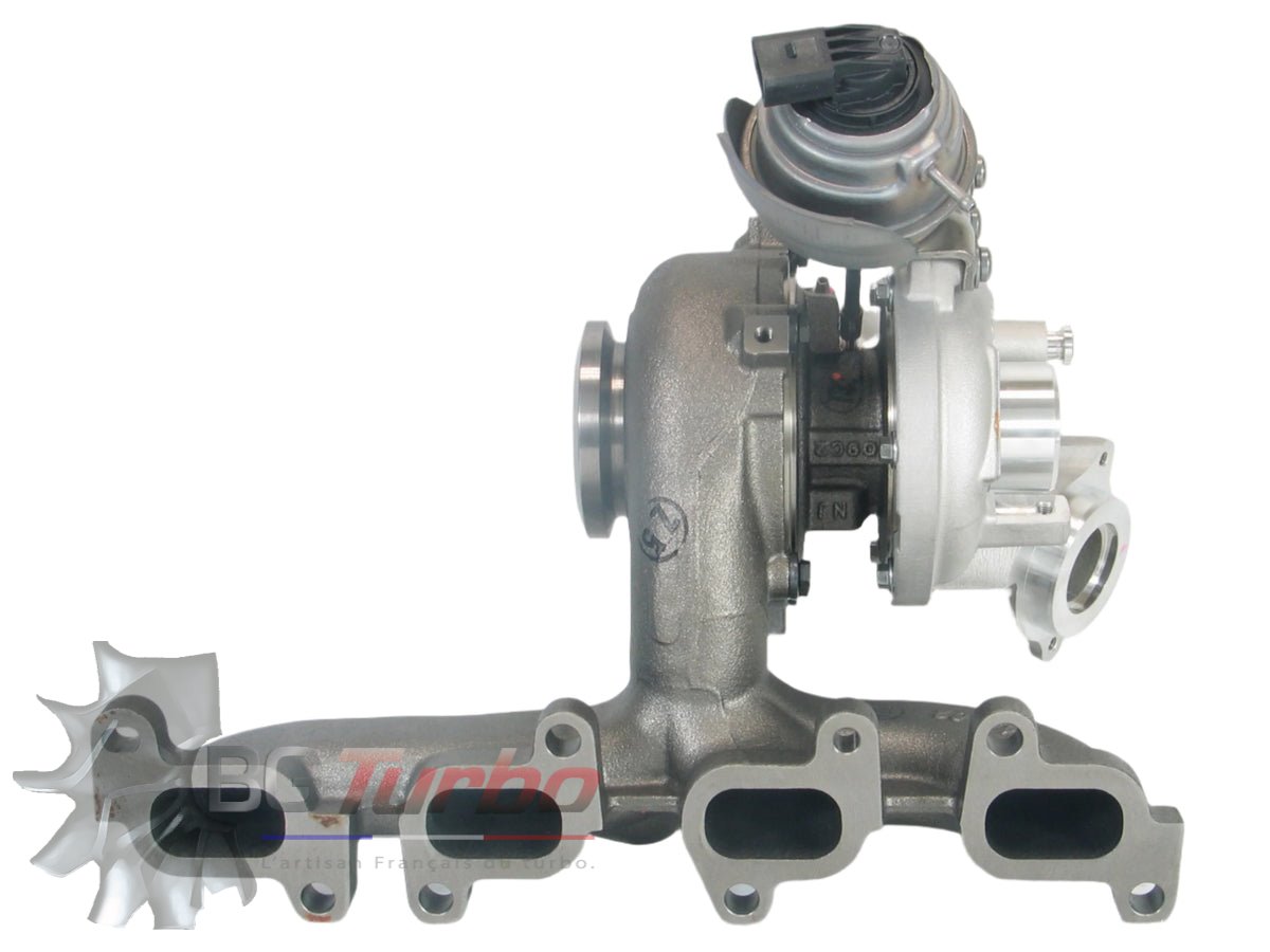 TURBO NEUF ORIGINE GARRETT GTC1244VZ - TYPE ACTUATOR VACUUM + POSITION SENSOR - MOTEUR LINDE FORK LIFT TRUCK
