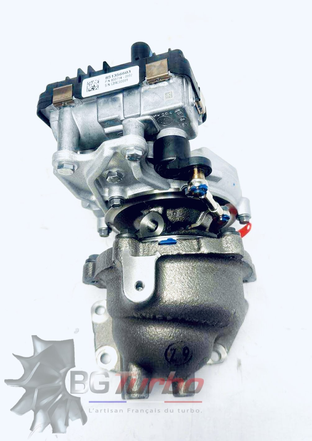 TURBO NEUF ORIGINE GARRETT GTD1241VZK - TYPE ACTUATOR SUTA - MOTEUR BMW 325D TWINPOWER TURBO - VA AVEC LE 833715-0007
