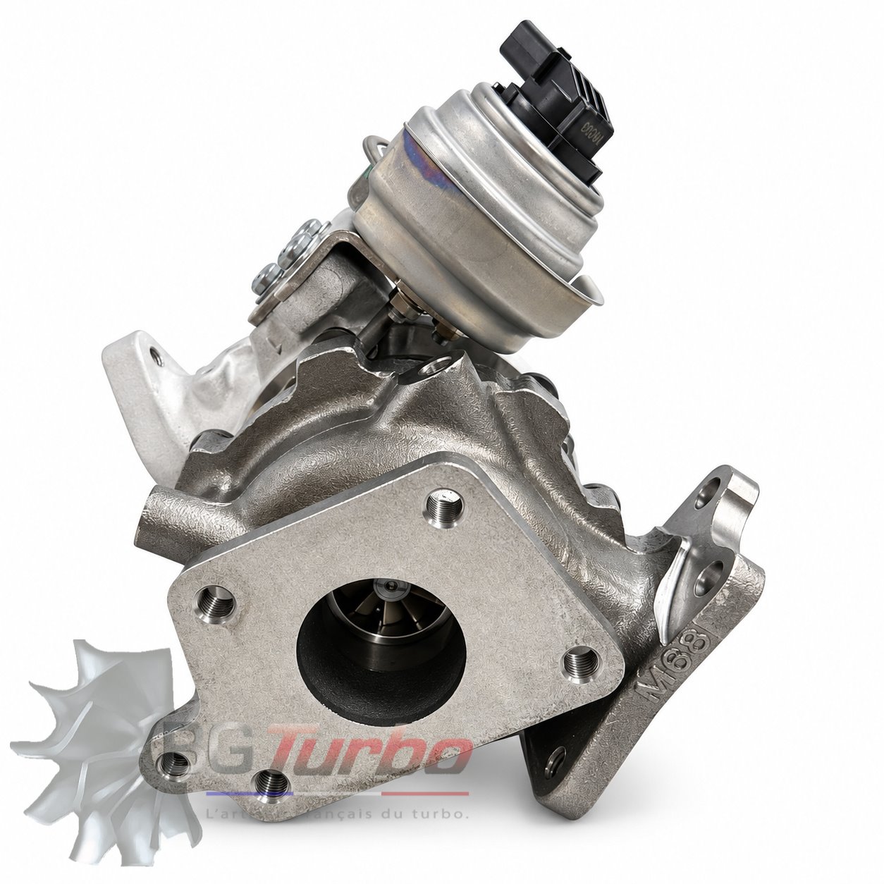 TURBO NEUF ORIGINE GARRETT GTD1241VZ - TYPE ACTUATOR VACUUM + POSITION SENSOR - MOTEUR ISUZU ELF
