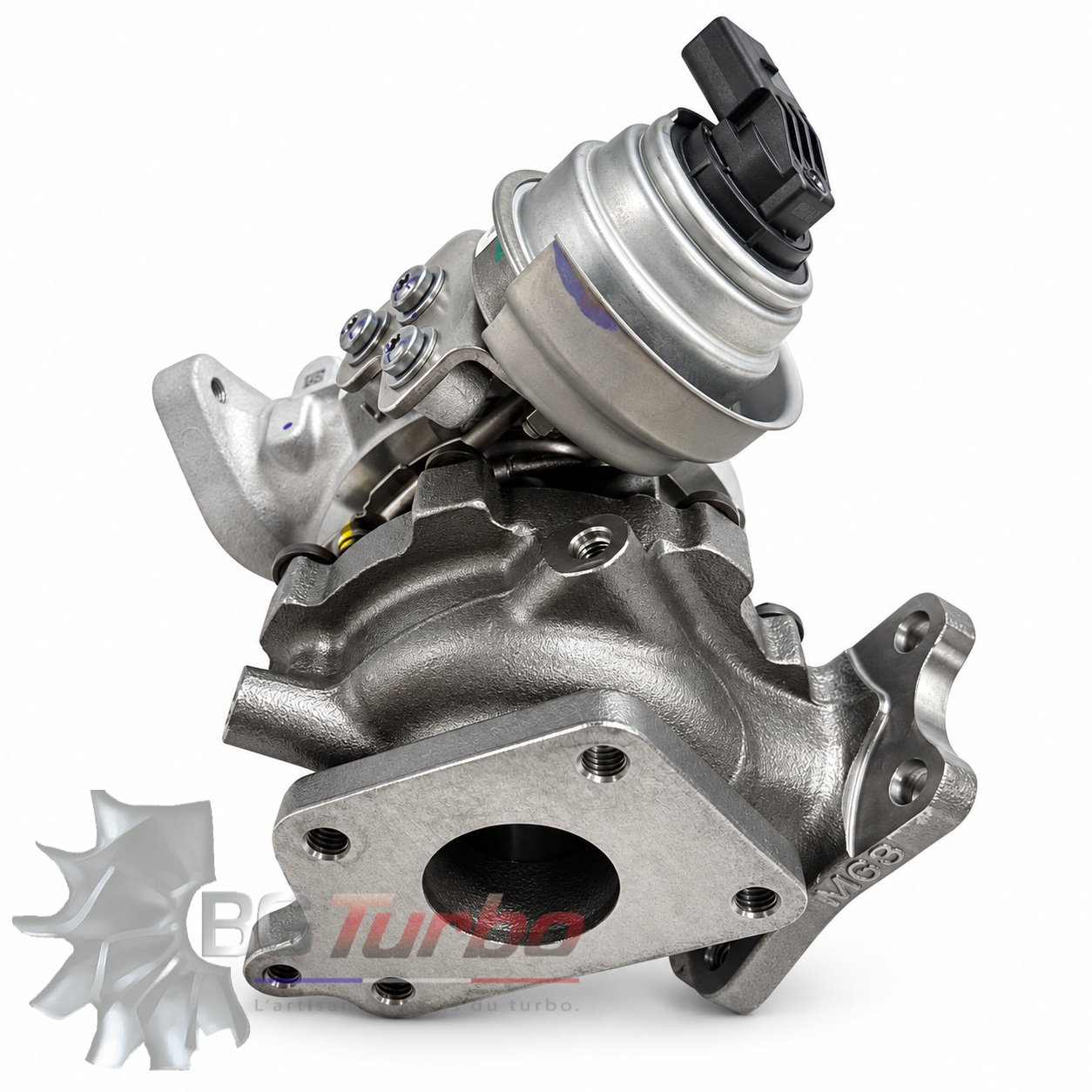 TURBO NEUF ORIGINE GARRETT GTD1241VZ - TYPE ACTUATOR VACUUM + POSITION SENSOR - MOTEUR ISUZU ELF
