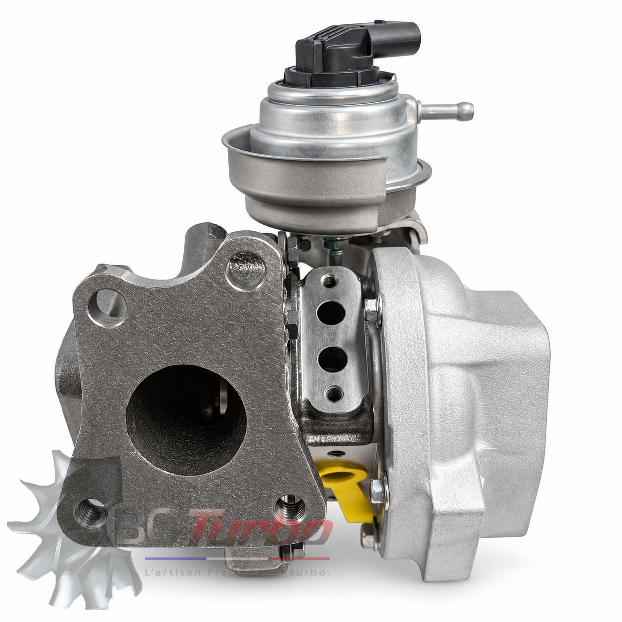 TURBO NEUF ORIGINE GARRETT GTD1241VZ - TYPE ACTUATOR VACUUM + POSITION SENSOR - MOTEUR ISUZU ELF
