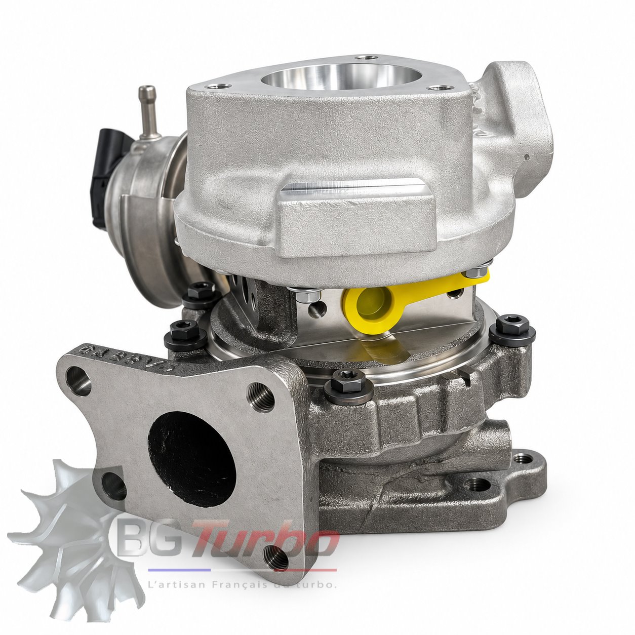 TURBO NEUF ORIGINE GARRETT GTD1241VZ - TYPE ACTUATOR VACUUM + POSITION SENSOR - MOTEUR ISUZU ELF
