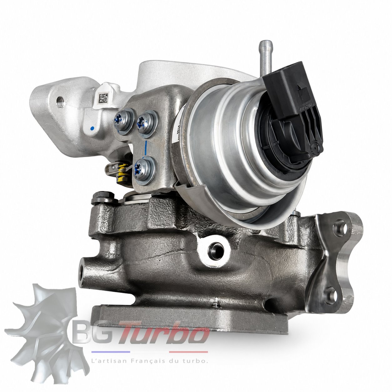 TURBO NEUF ORIGINE GARRETT GTD1241VZ - TYPE ACTUATOR VACUUM + POSITION SENSOR - MOTEUR ISUZU ELF
