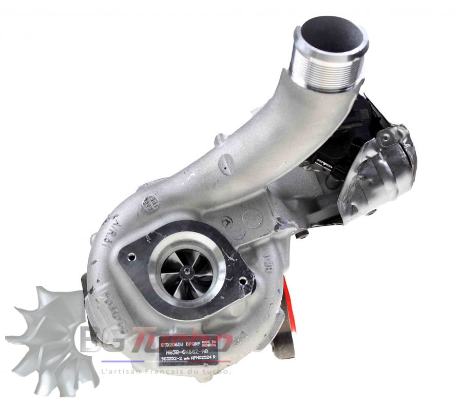 TURBO NEUF ORIGINE GARRETT GTD2056V - TYPE ACTUATOR ELECTRIC - MOTEUR FORD EVEREST AND RANGER - MB3Q-6K682-AB
