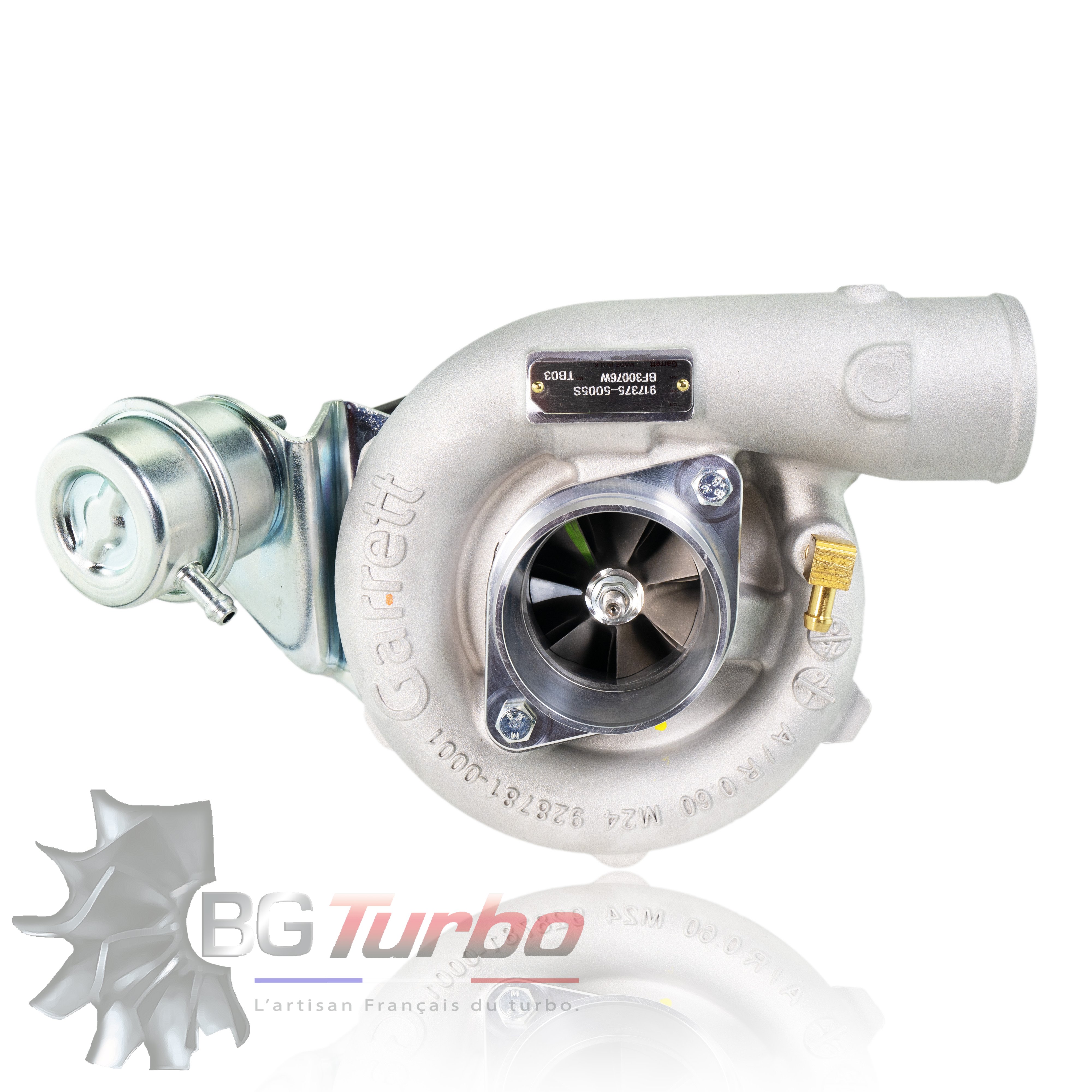 Turbo TURBO - NEUF - YOUNGTIMER - VL - LANCIA DELTA HF INTEGRALE 16V - EVO 1 - THEMA 831D5.000 2,0 L 196 CV - 465553-0001 - 465553-5001S - 917375-0005 - 917375-5005W - 7662974 - 46234219 - 7662974 - TB0385
