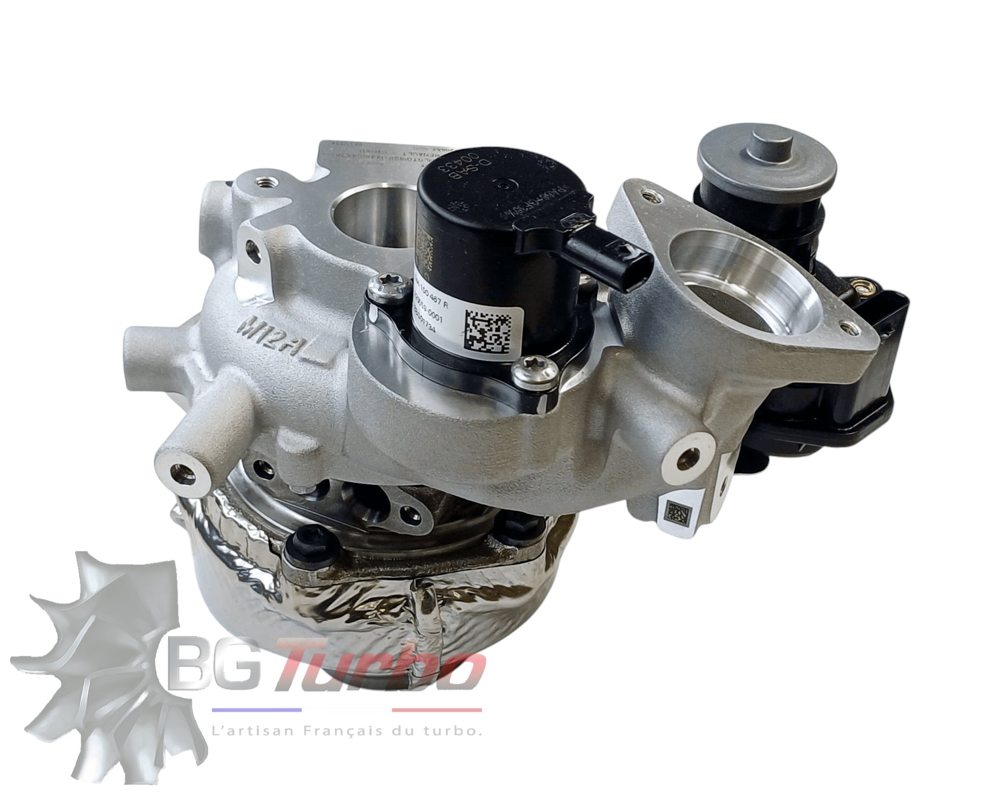 TURBO NEUF ORIGINE GARRETT MGT1342V - TYPE ACTUATOR PRESSURE - MOTEUR RENAULT MEGANE / CAPTUR 1.20L 3CYL 130cv
- 144109429R

