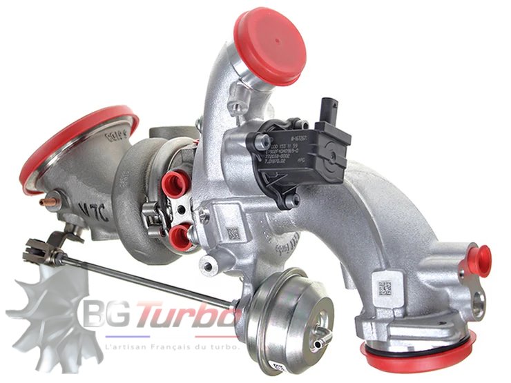 Turbo TURBO - NEUF ORIGINE - VL - GAUCHE - AL0075 - 9V118 - 2760901580 - 276090158080 - 2760904180 - A2760901580 - A2760902980 - A276090418080 - 2760902980 - A276090158080 - A2760903380 - 2760903380 - A2760904180 - 57419881276 - 5741-970-1276 - VA AVEC LE 9V117 - 5741-970-0276
