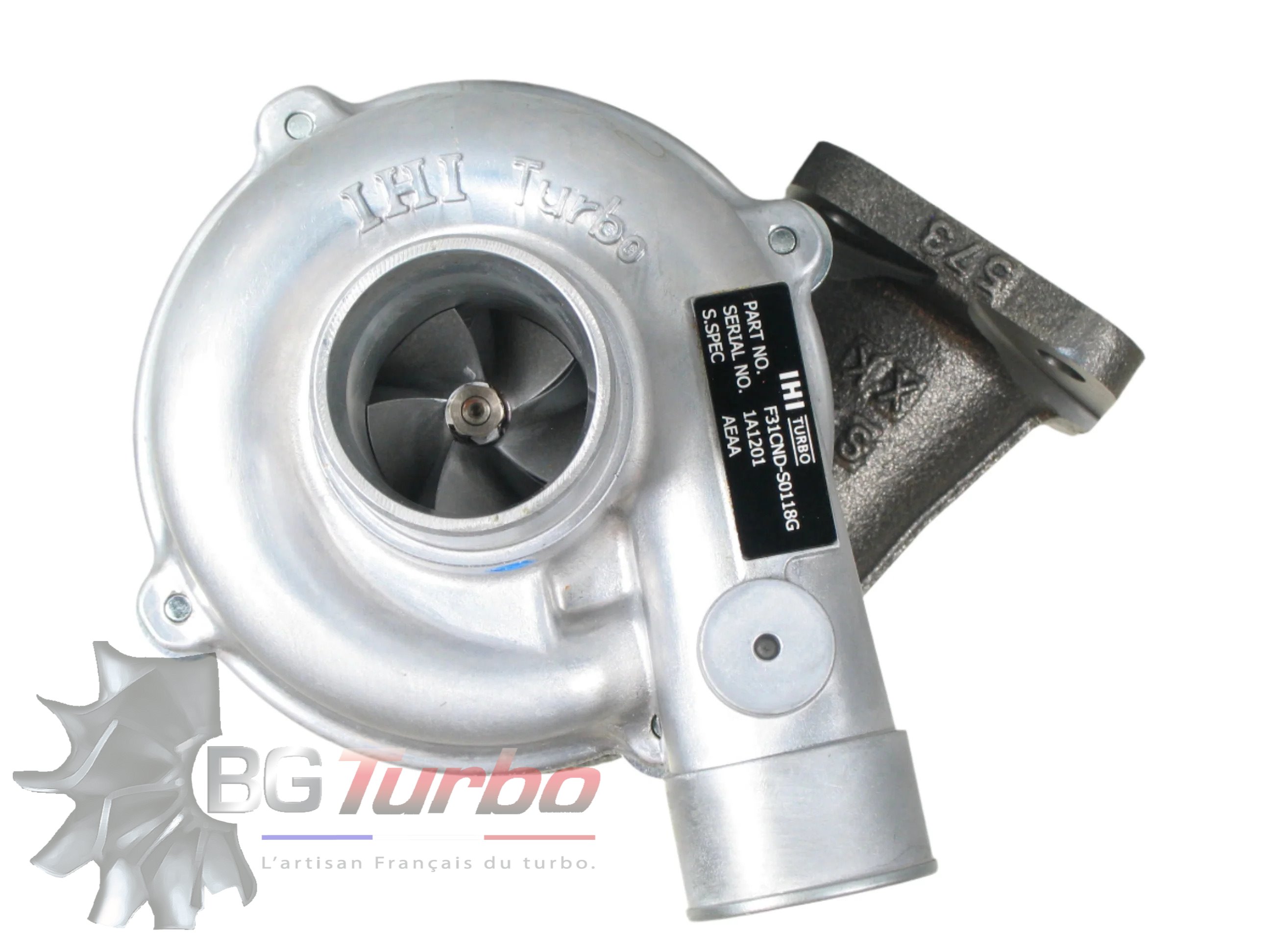 Turbo TURBO IHI RHF3H NEUF - Turbocompresseur IHI RHF3 référence AEAA pour moteur Iseki, notamment associé aux applications Iseki diesel et Massey Ferguson 1540 selon montage. Turbo compatible avec les références IHI AEAA, VA410118, F31CND-S0118B et les références OE Iseki 62144000091B / 62144000091D
