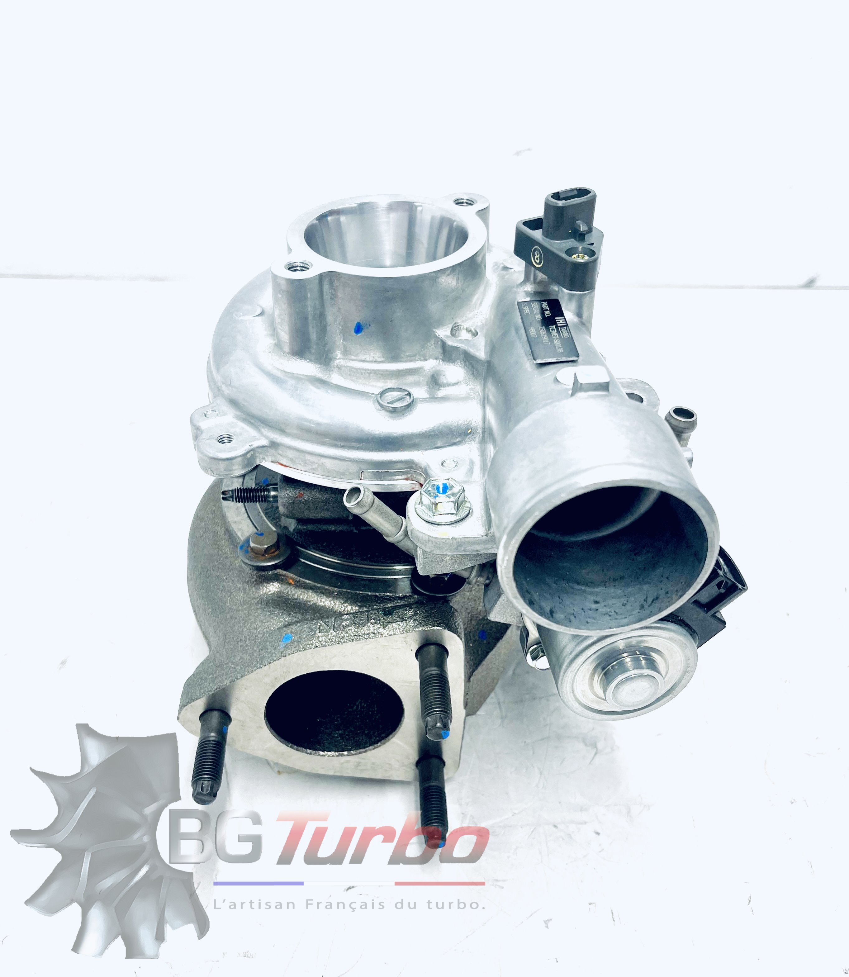 TURBO - HYBRIDE - NEUF OE PRÉPARÉ EN FRANCE - STAGE2 - CT - 6+6 pales - MFS PERFORMANCE 1012Diamètre admission - Ind : 42,87 mm / Exd : 62 mm / Angle : 30°

