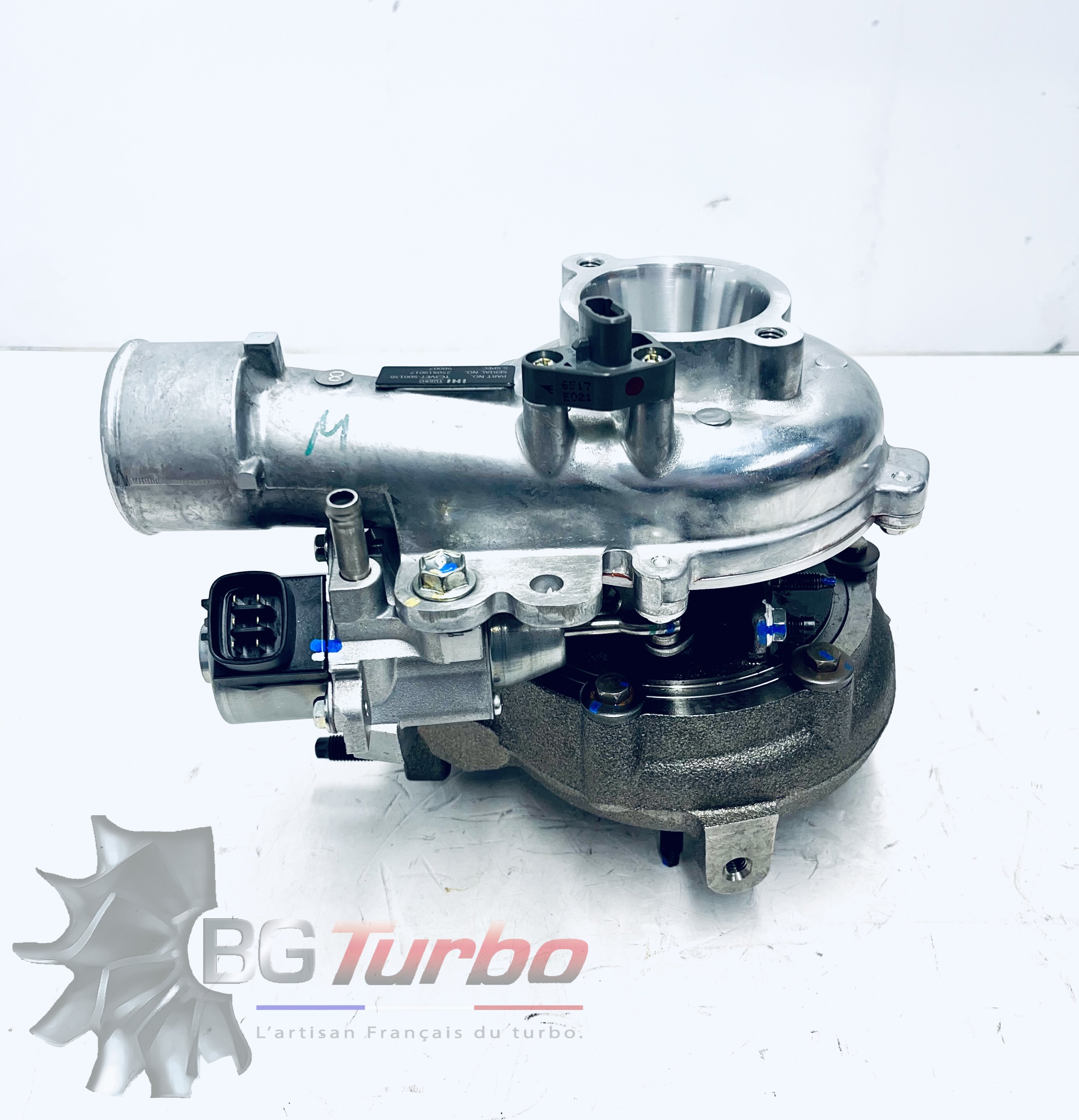 TURBO - HYBRIDE - NEUF OE PRÉPARÉ EN FRANCE - STAGE2 - CT - 6+6 pales - MFS PERFORMANCE 1012Diamètre admission - Ind : 42,87 mm / Exd : 62 mm / Angle : 30°
