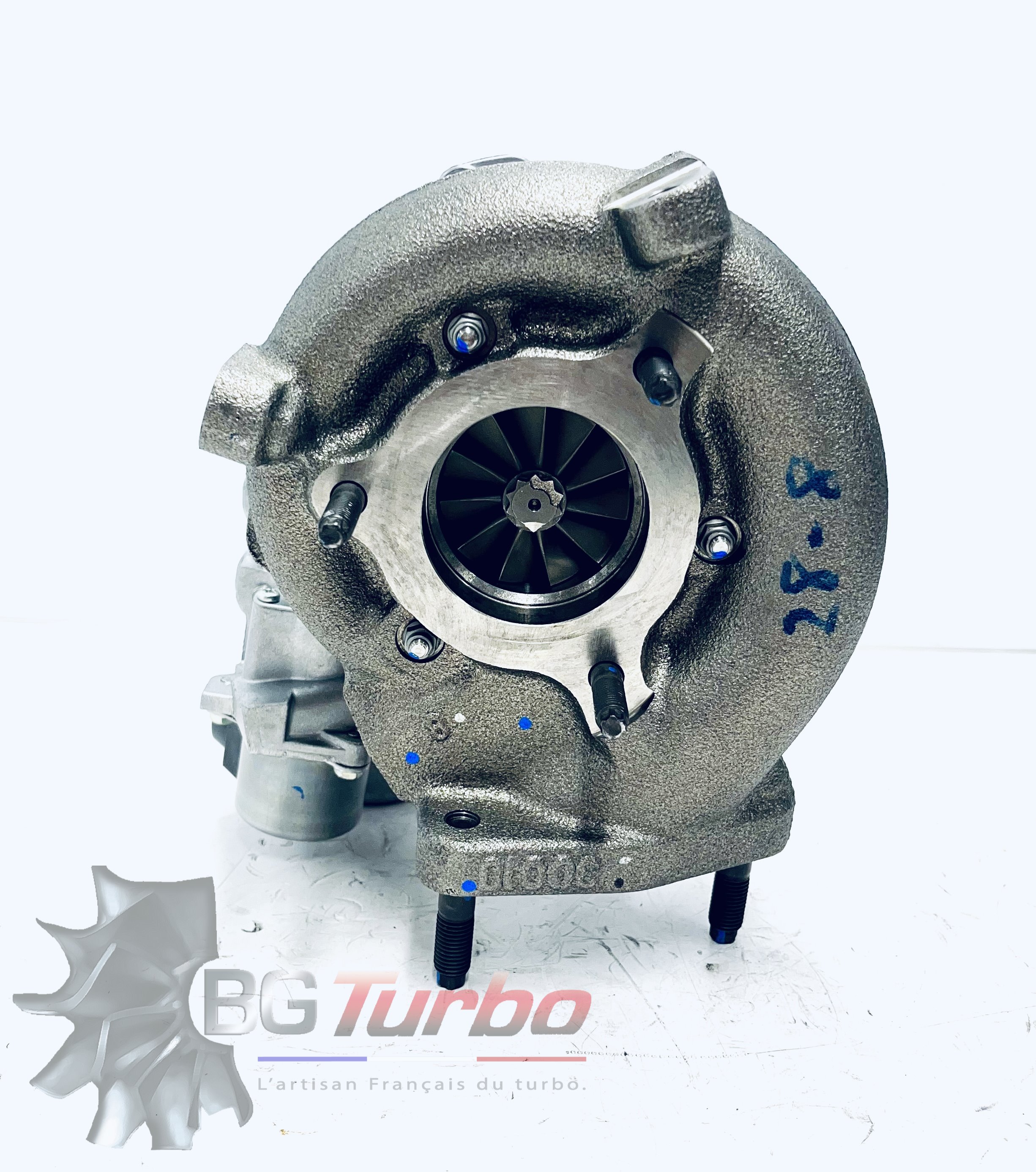 TURBO - HYBRIDE - NEUF OE PRÉPARÉ EN FRANCE - STAGE2 - CT - 6+6 pales - MFS PERFORMANCE 1012Diamètre admission - Ind : 42,87 mm / Exd : 62 mm / Angle : 30°
