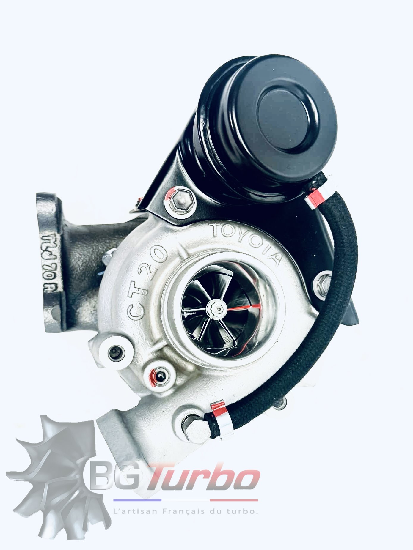 Turbo TURBO - HYBRIDE - &nbsp;NEUF OE PRÉPARÉ EN FRANCE &nbsp;- STAGE1 - CT20 - 6+6 pales - MFS PERFORMANCE 2611
Diamètre admission - Ind : 39,65 mm / Exd : 57 mm / Angle : 30°
