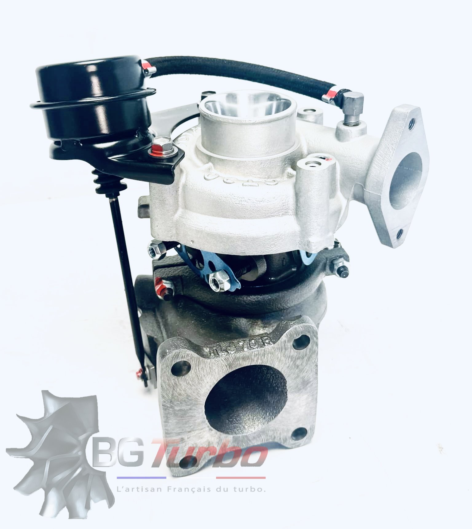 TURBO - HYBRIDE - &nbsp;NEUF OE PRÉPARÉ EN FRANCE &nbsp;- STAGE1 - CT20 - 6+6 pales - MFS PERFORMANCE 2611
Diamètre admission - Ind : 39,65 mm / Exd : 57 mm / Angle : 30°
